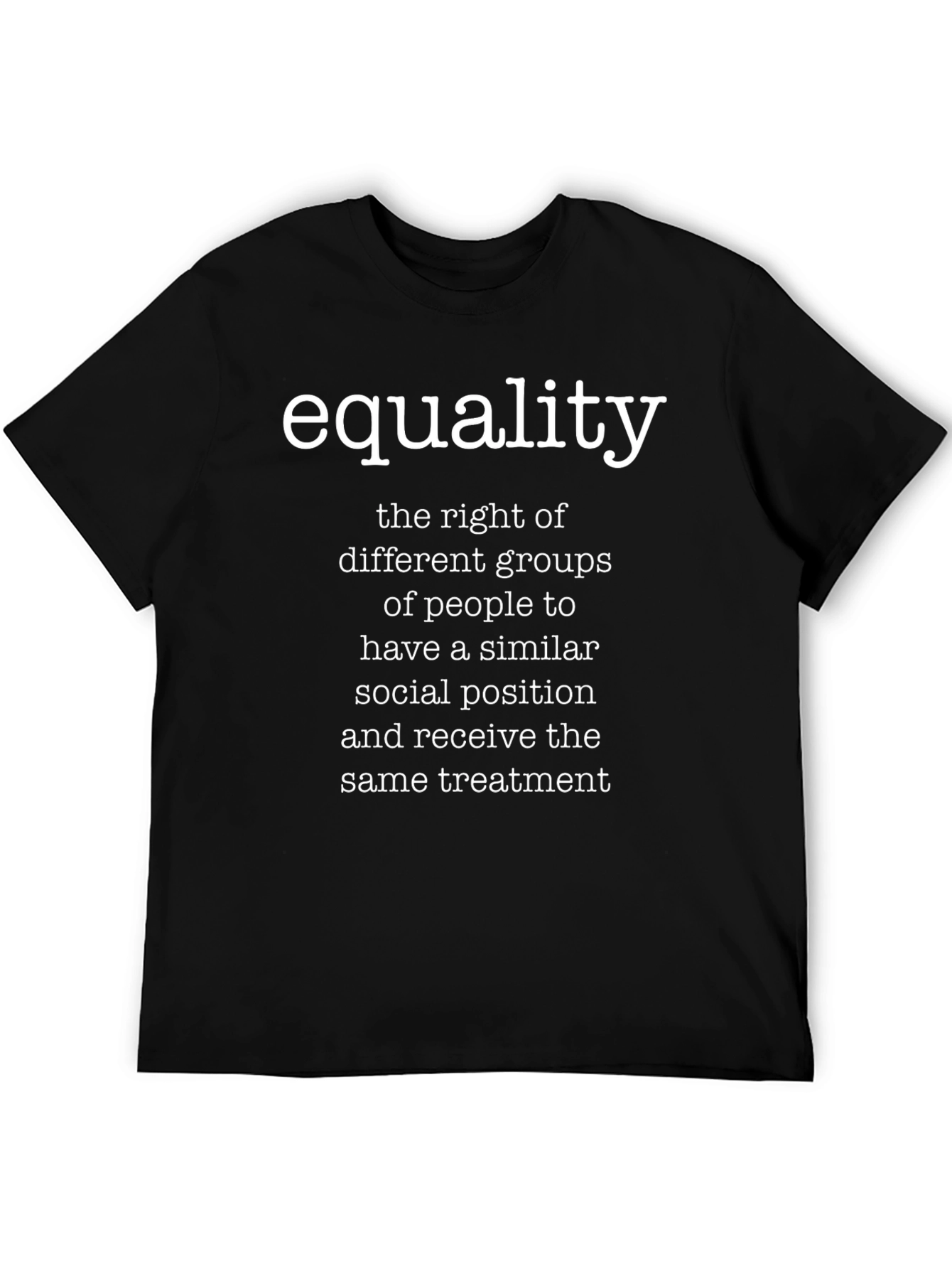 Equality Definition T-Shirt - Social Justice Tee