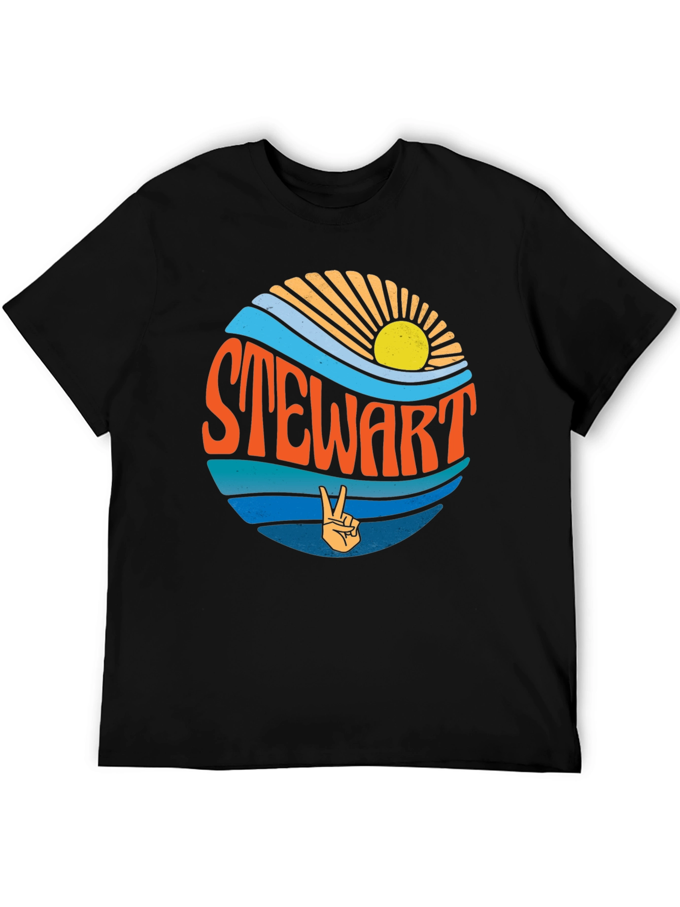 Stewart Retro T-Shirt - Groovy 70s Style