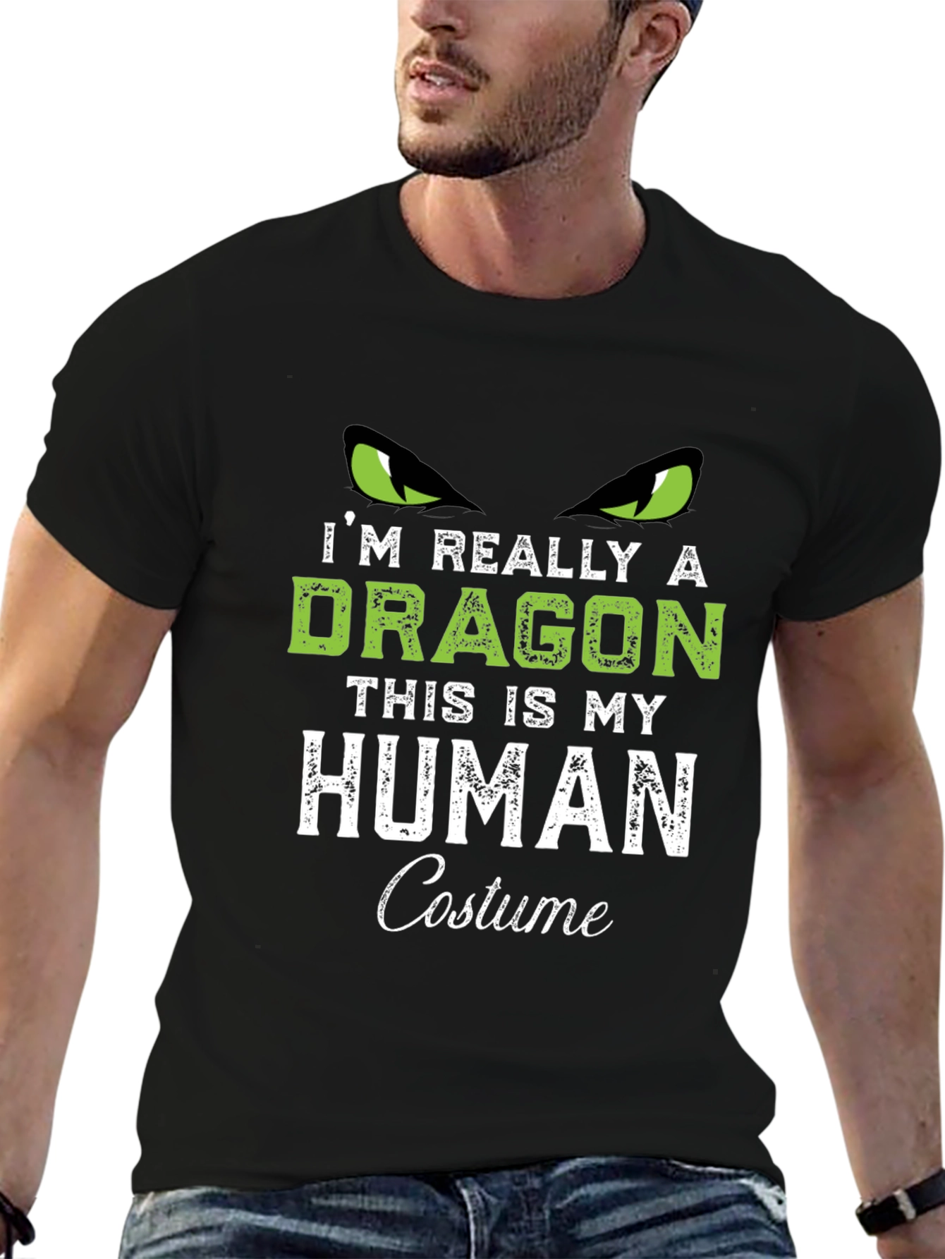 Dragon Human Costume Graphic Tee