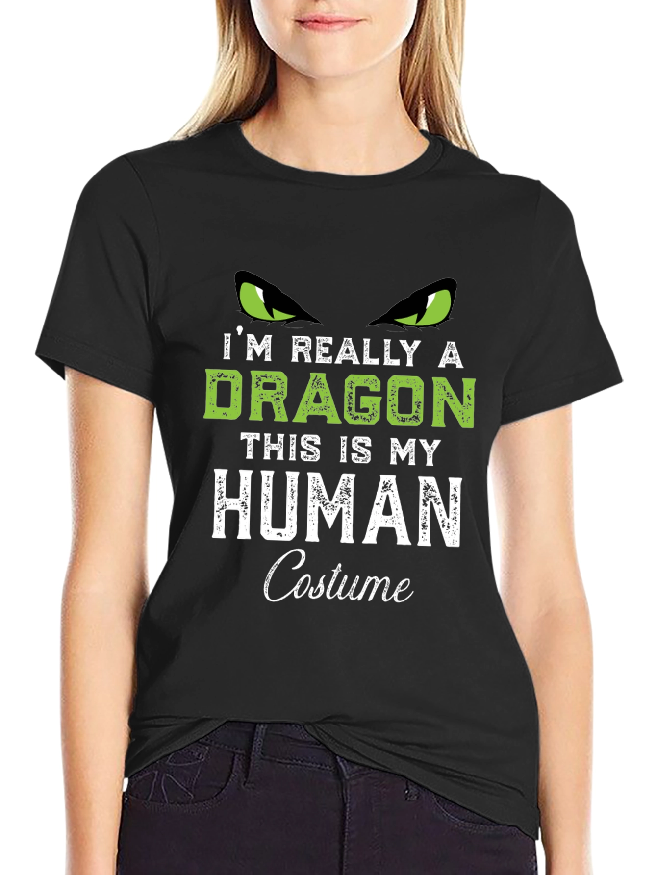Dragon Human Costume Graphic Tee