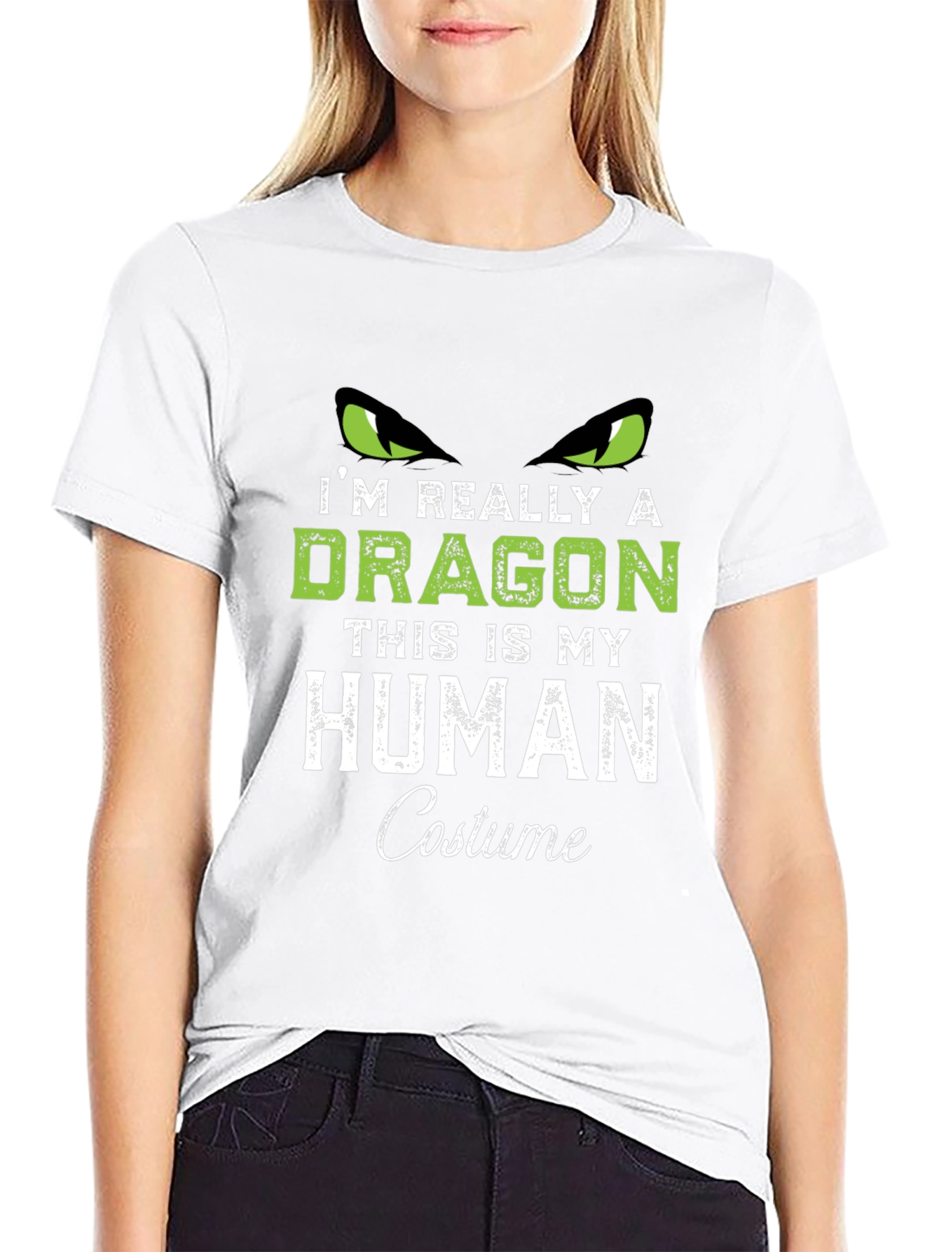 Dragon Human Costume Graphic Tee