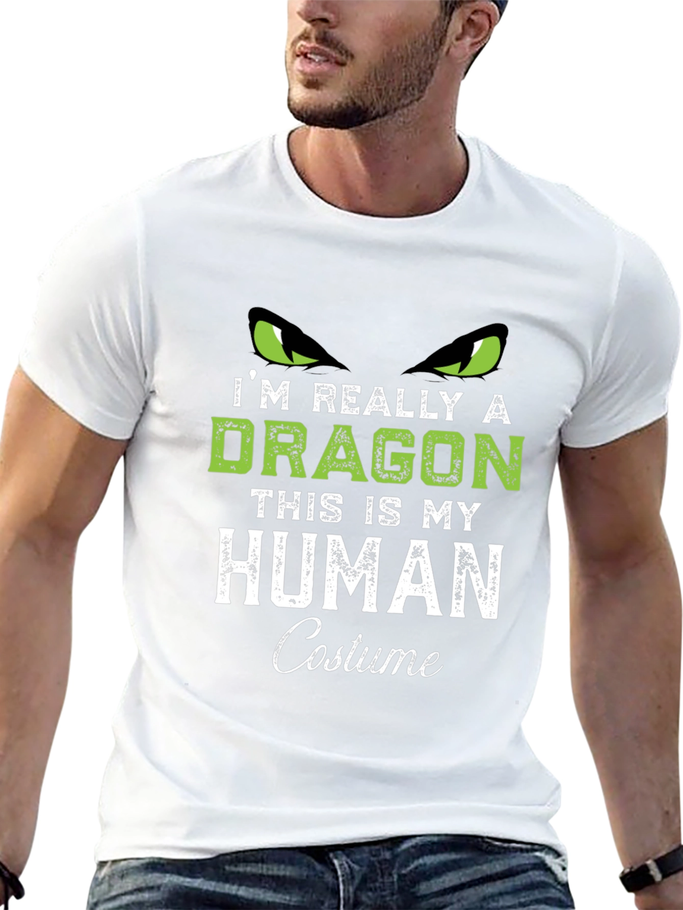 Dragon Human Costume Graphic Tee