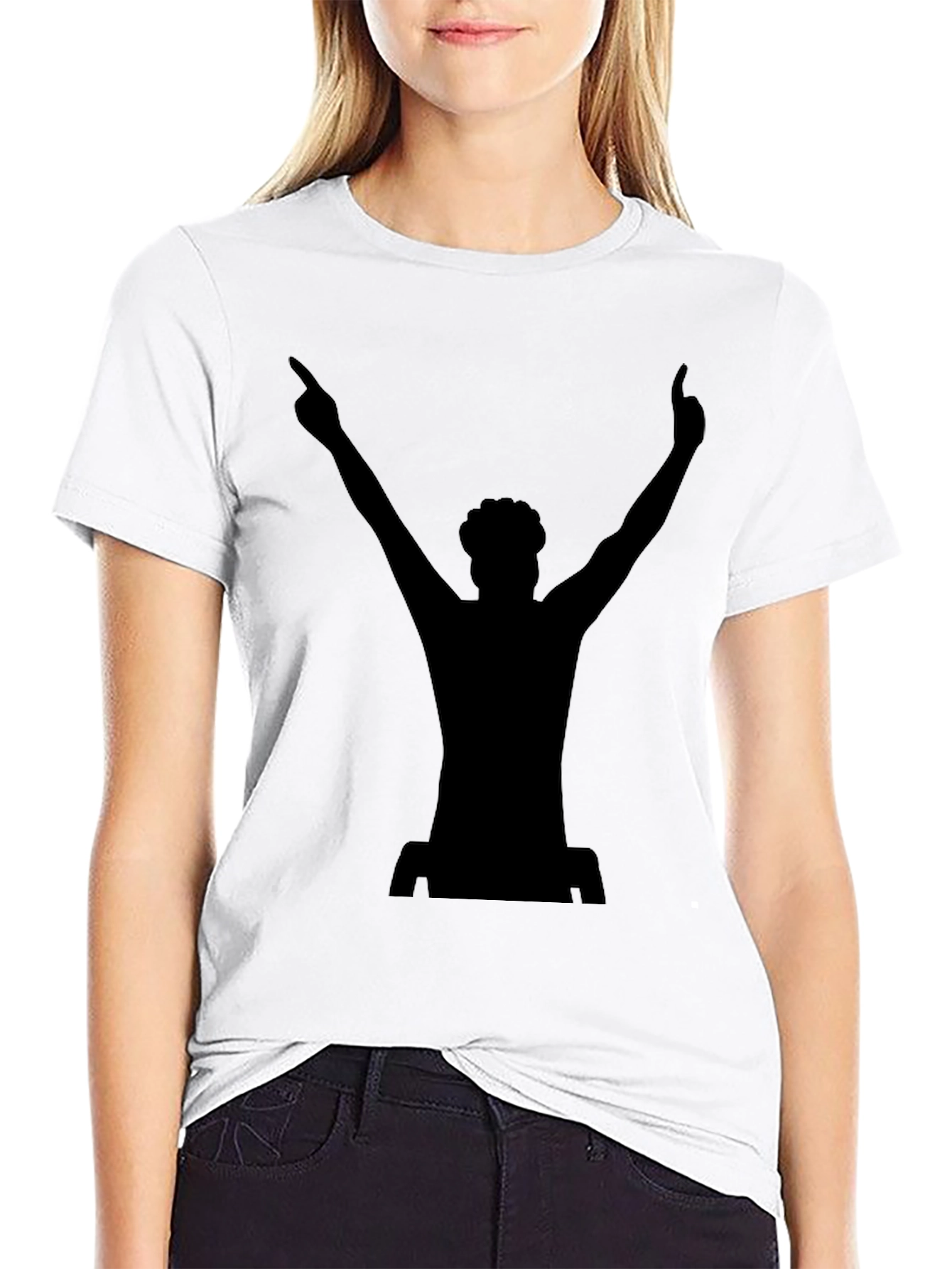 Silhouette DJ T-Shirt - Raise Your Hands!