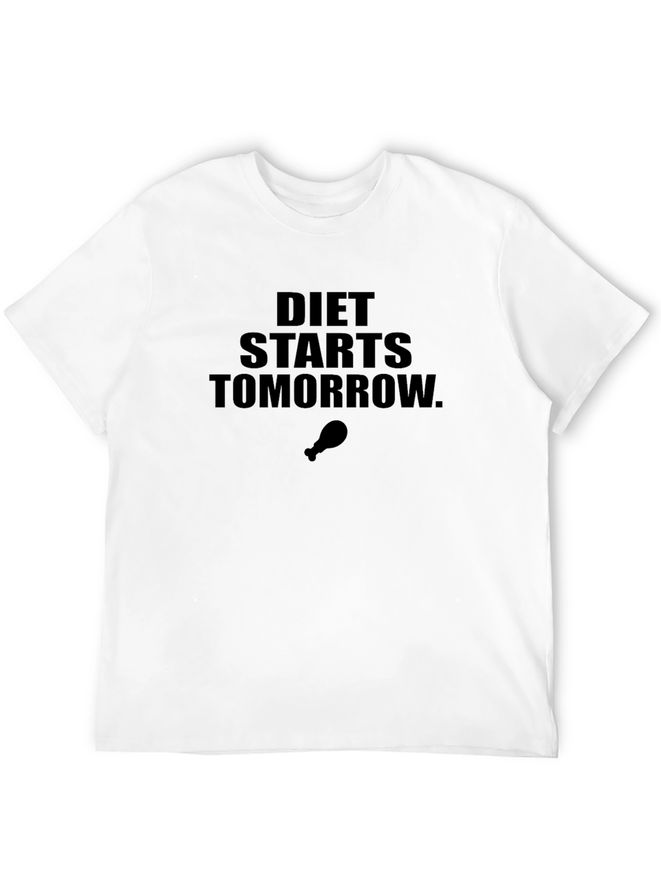 Diet Starts Tomorrow T-Shirt - Funny Foodie Tee