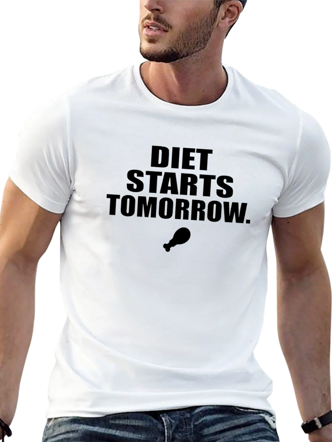 Diet Starts Tomorrow T-Shirt - Funny Foodie Tee