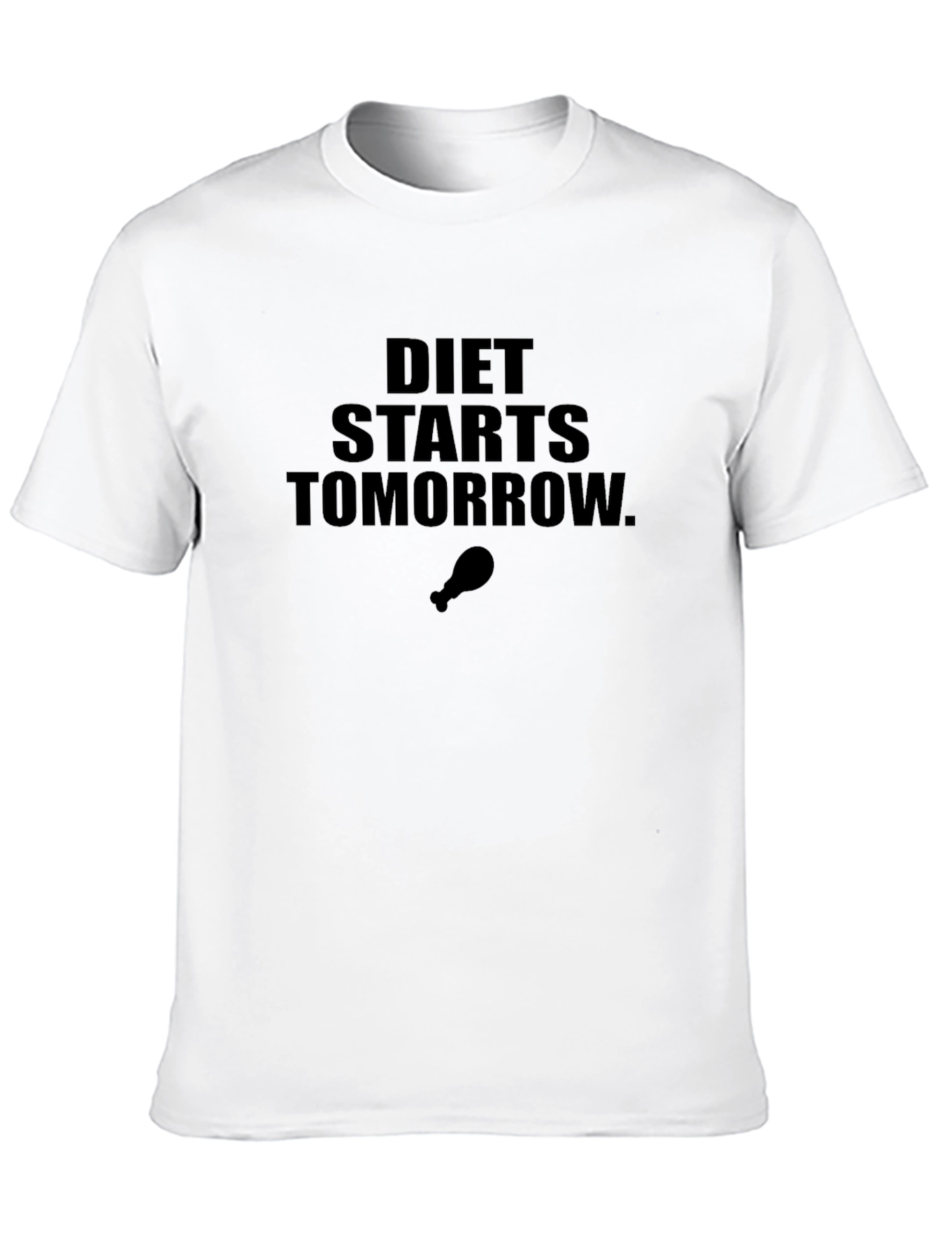 Diet Starts Tomorrow T-Shirt - Funny Foodie Tee