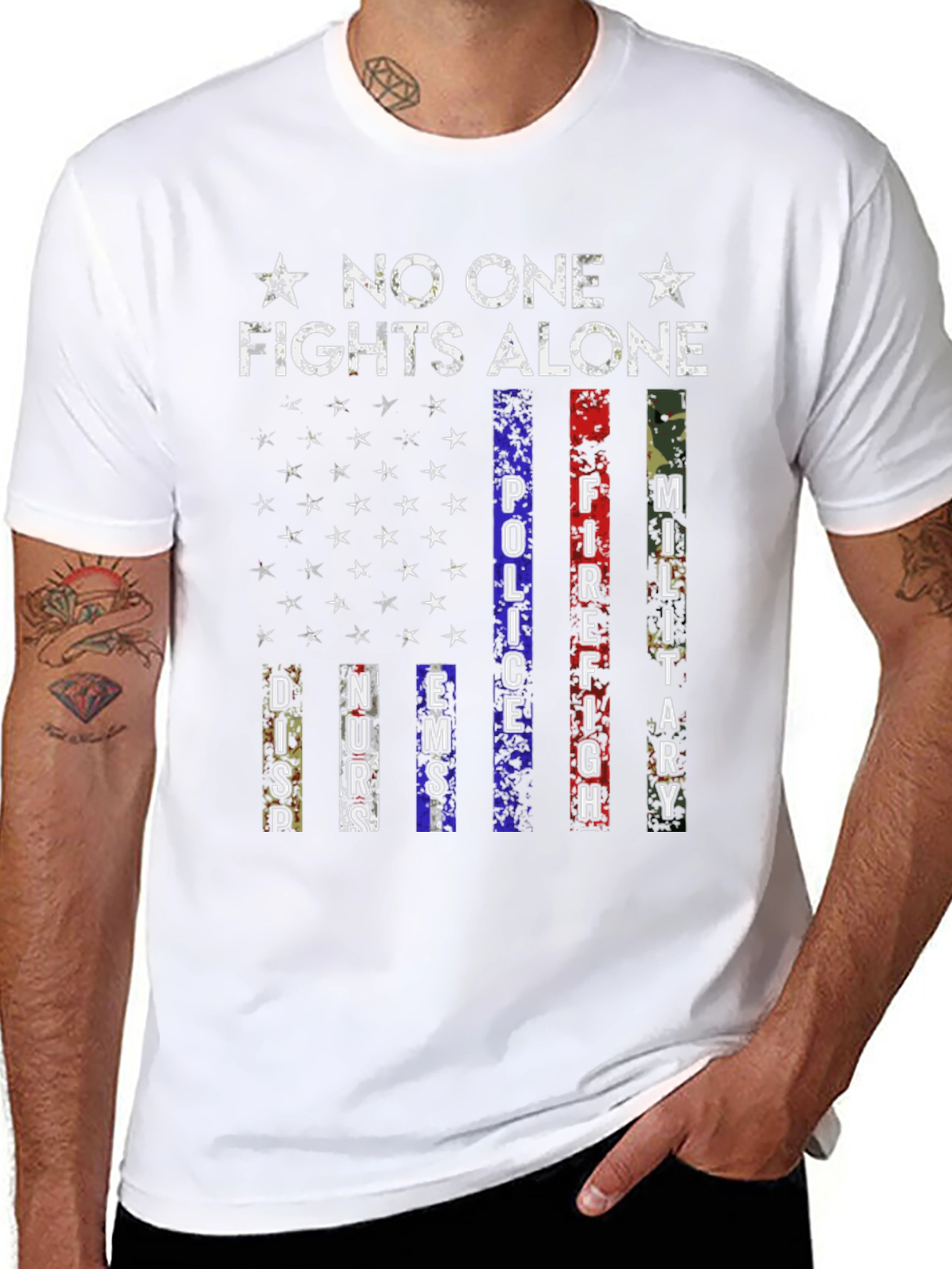 No One Fights Alone Support T-Shirt