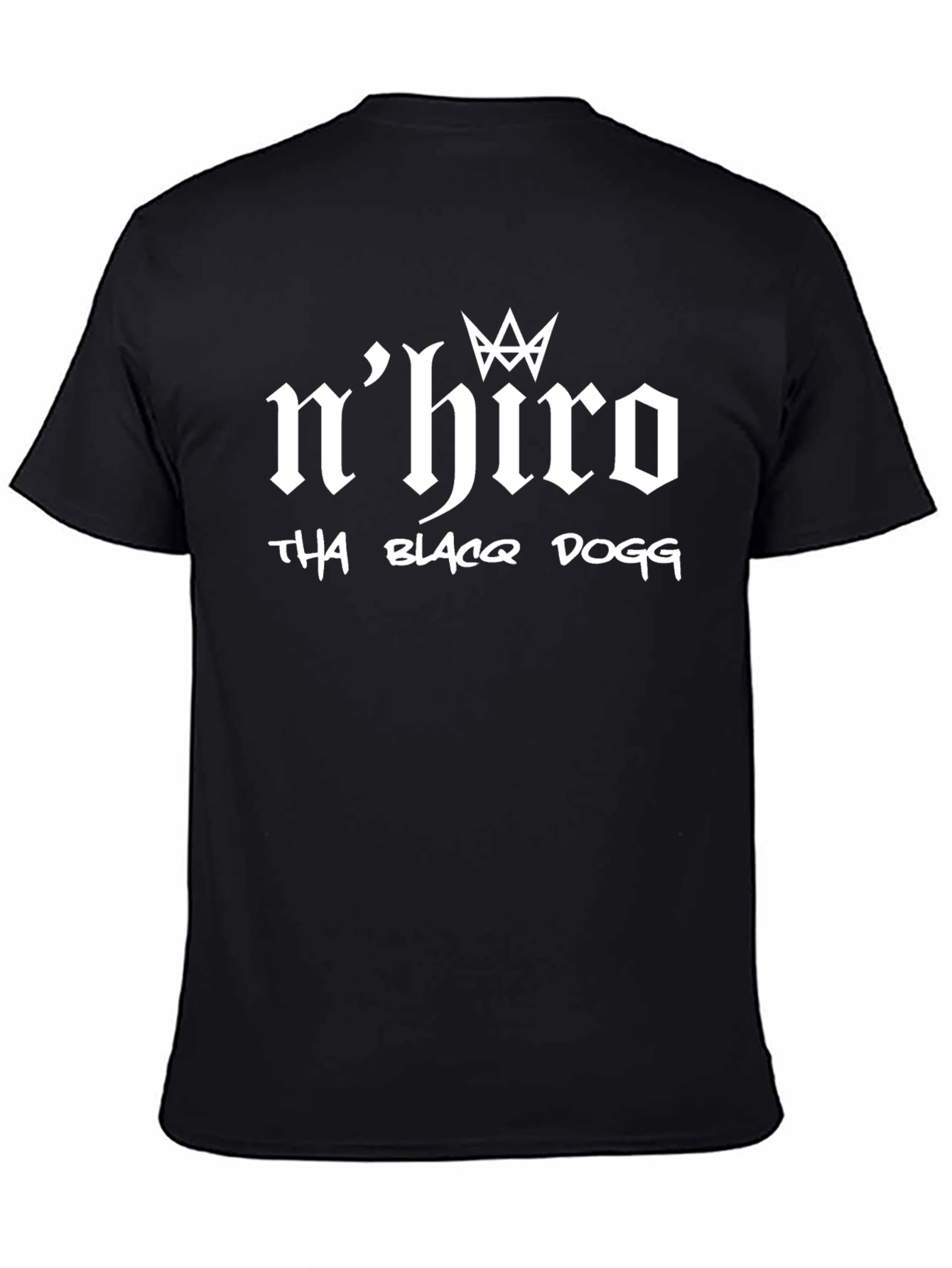 N Hiro THA BLACQ DOGG Graphic T-Shirt