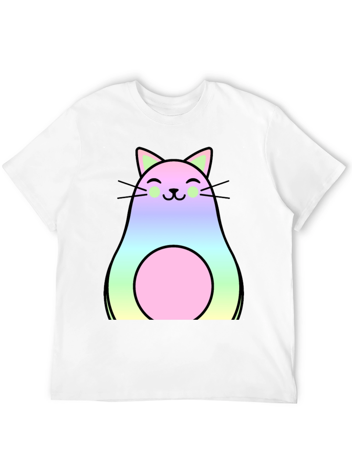 Avocado Cat T-Shirt - Kawaii Cute