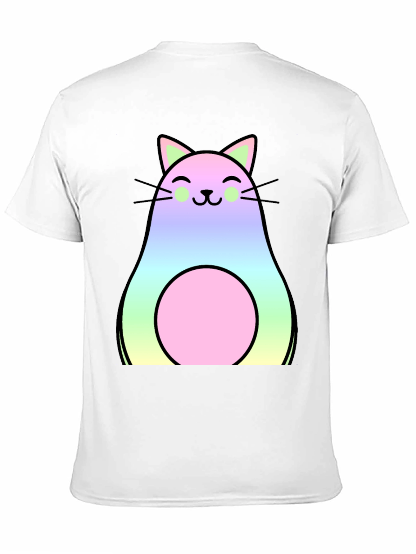 Avocado Cat T-Shirt - Kawaii Cute