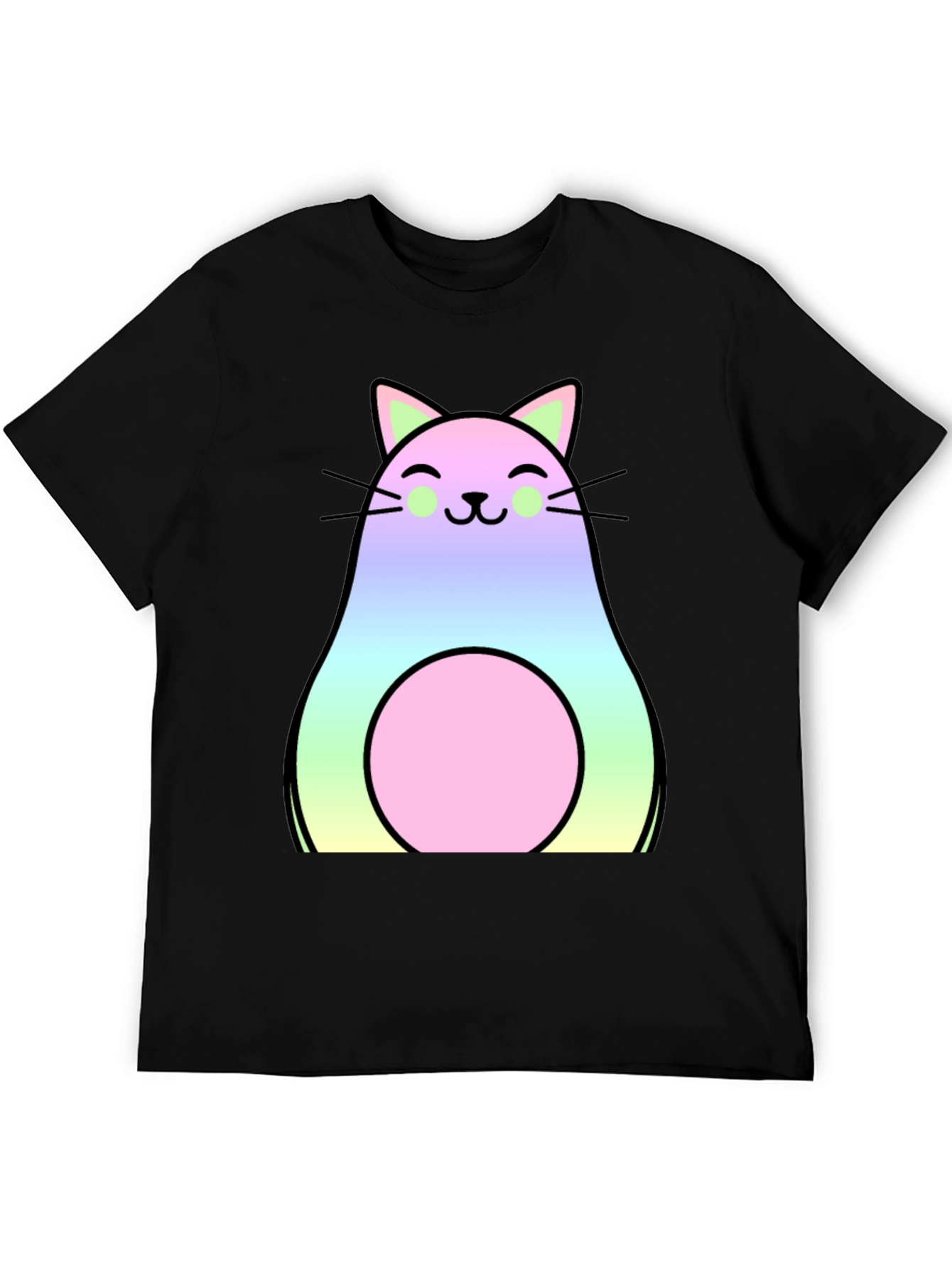 Avocado Cat T-Shirt - Kawaii Cute