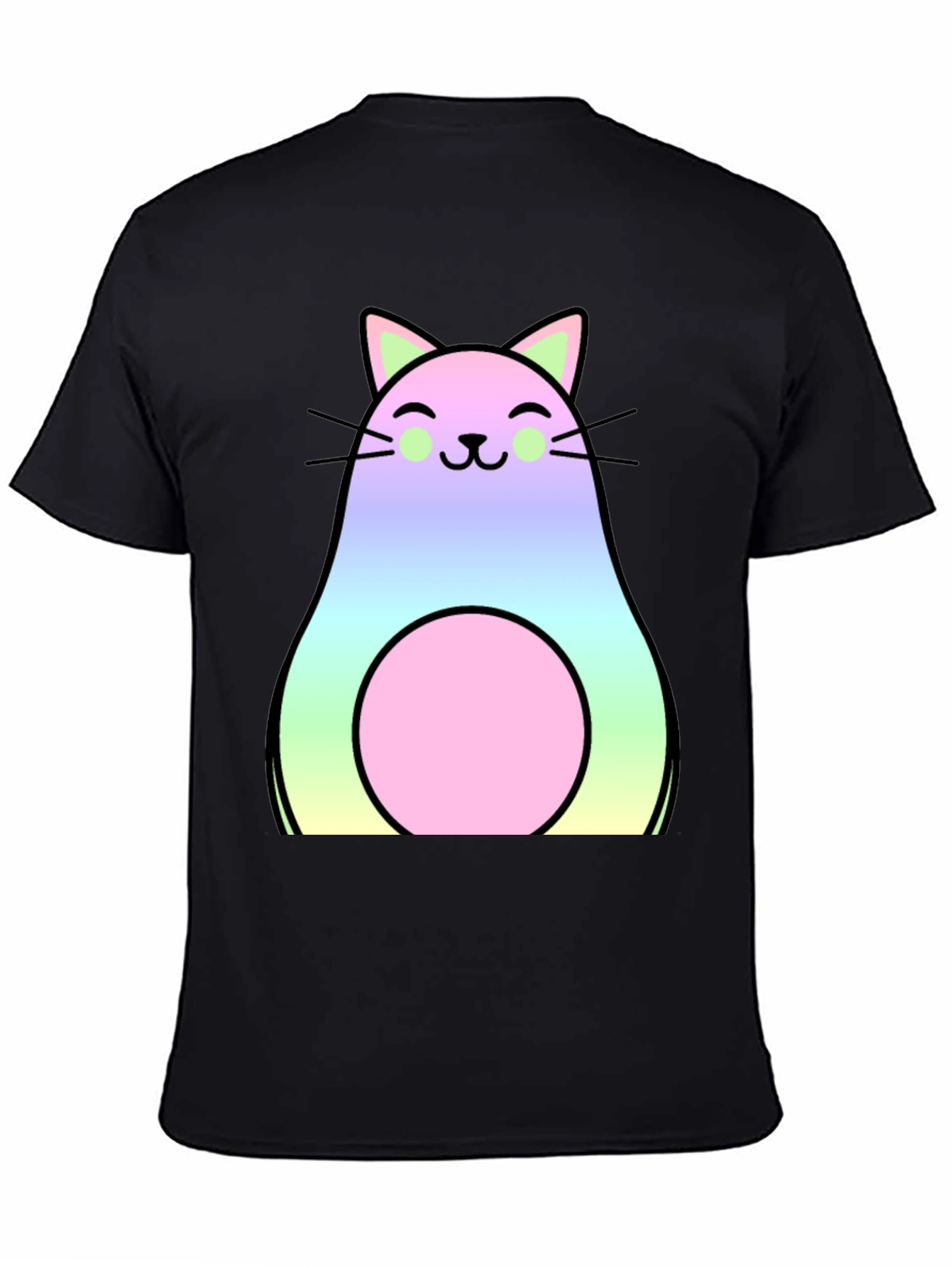 Avocado Cat T-Shirt - Kawaii Cute