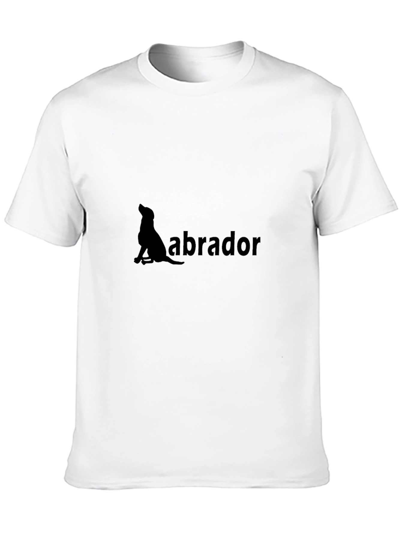 Labrador Dog Graphic Print T-Shirt