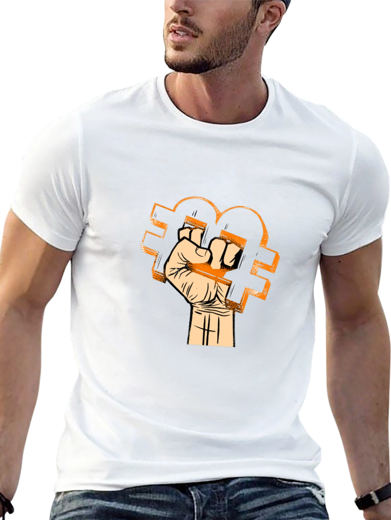 Bitcoin Fist T-Shirt - Crypto Power