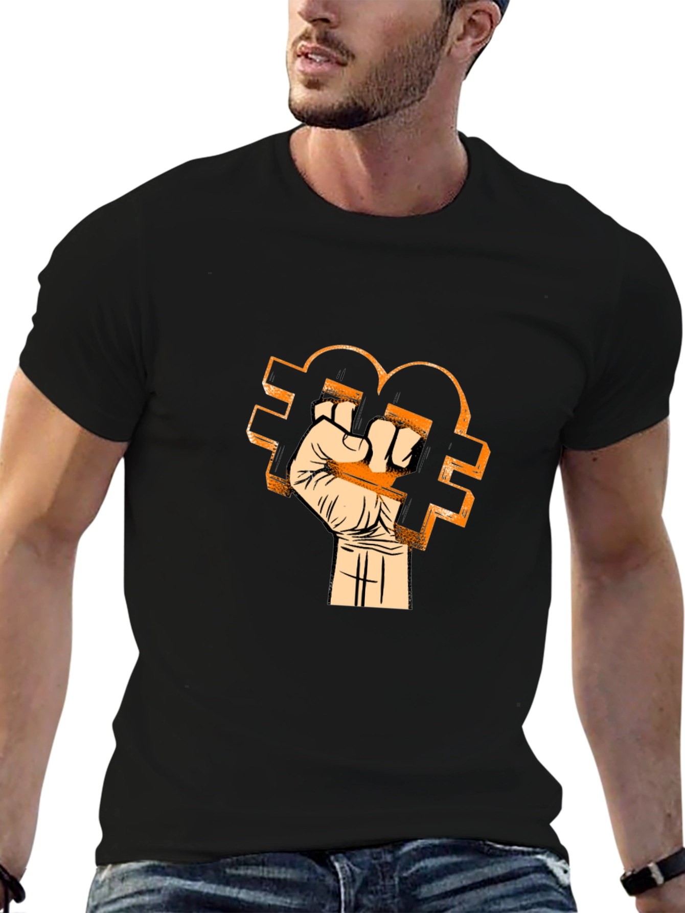 Bitcoin Fist T-Shirt - Crypto Power