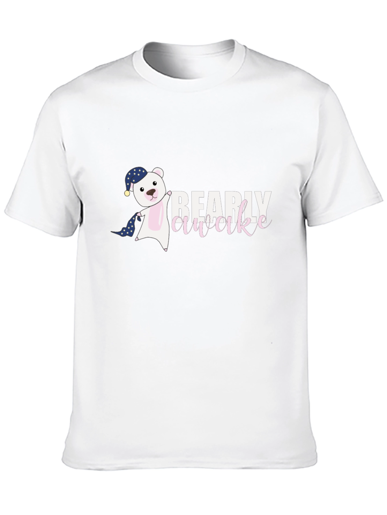 Bearly Awake Graphic T-Shirt - Mens Black Tee
