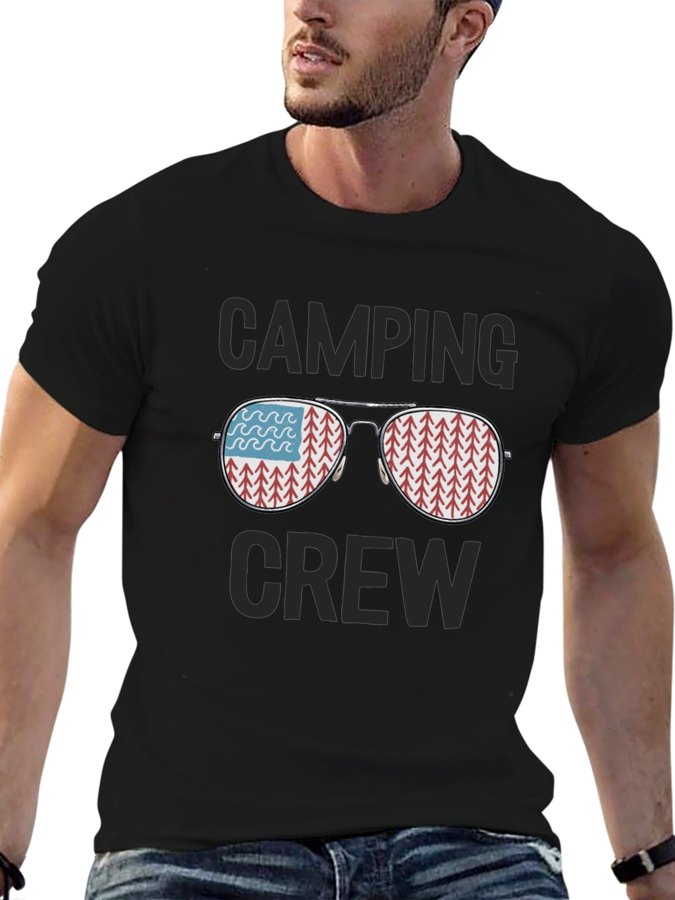 Camping Crew Graphic T-Shirt - Adventure Ready