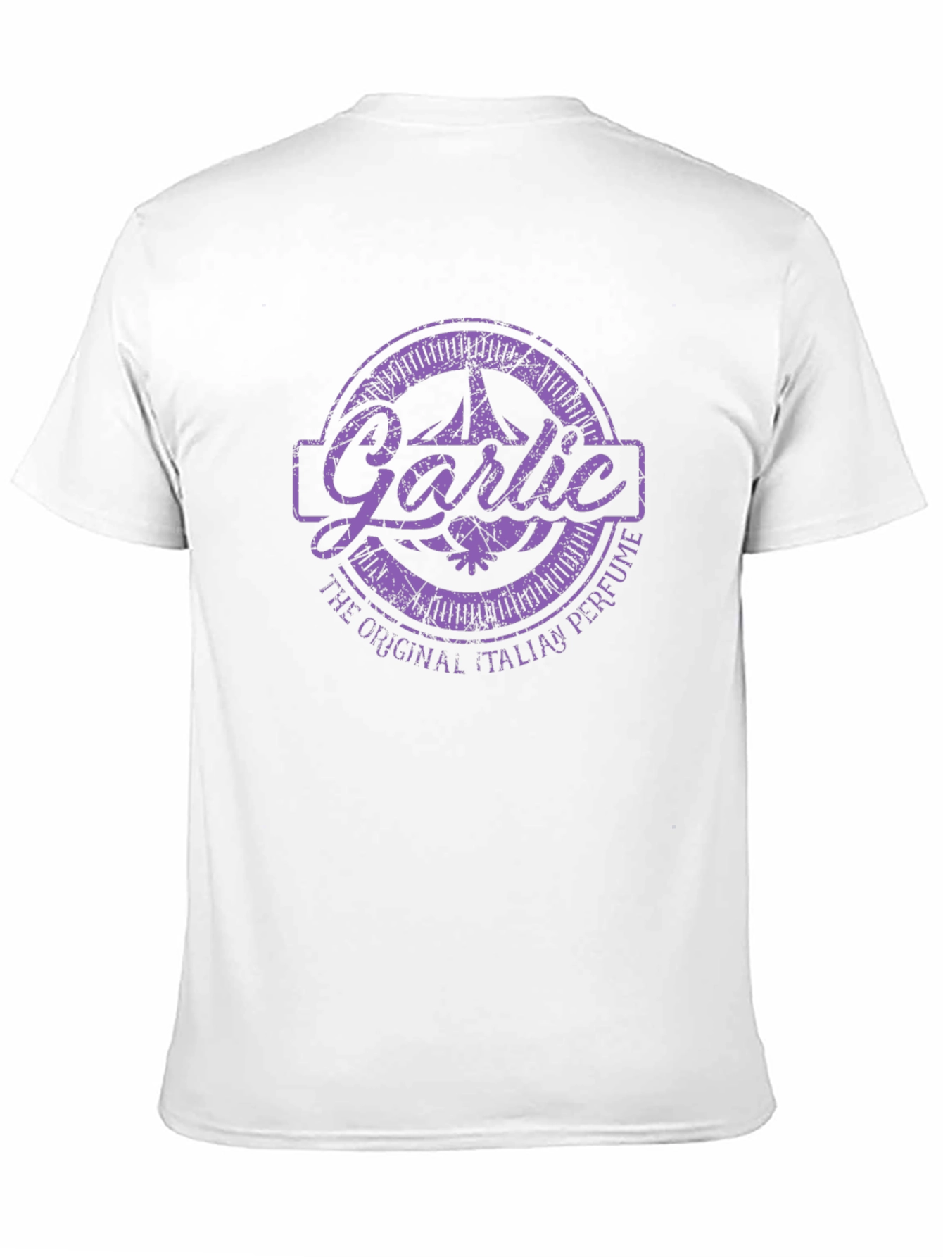 Garlic Perfume Graphic Tee - Novelty T-Shirt