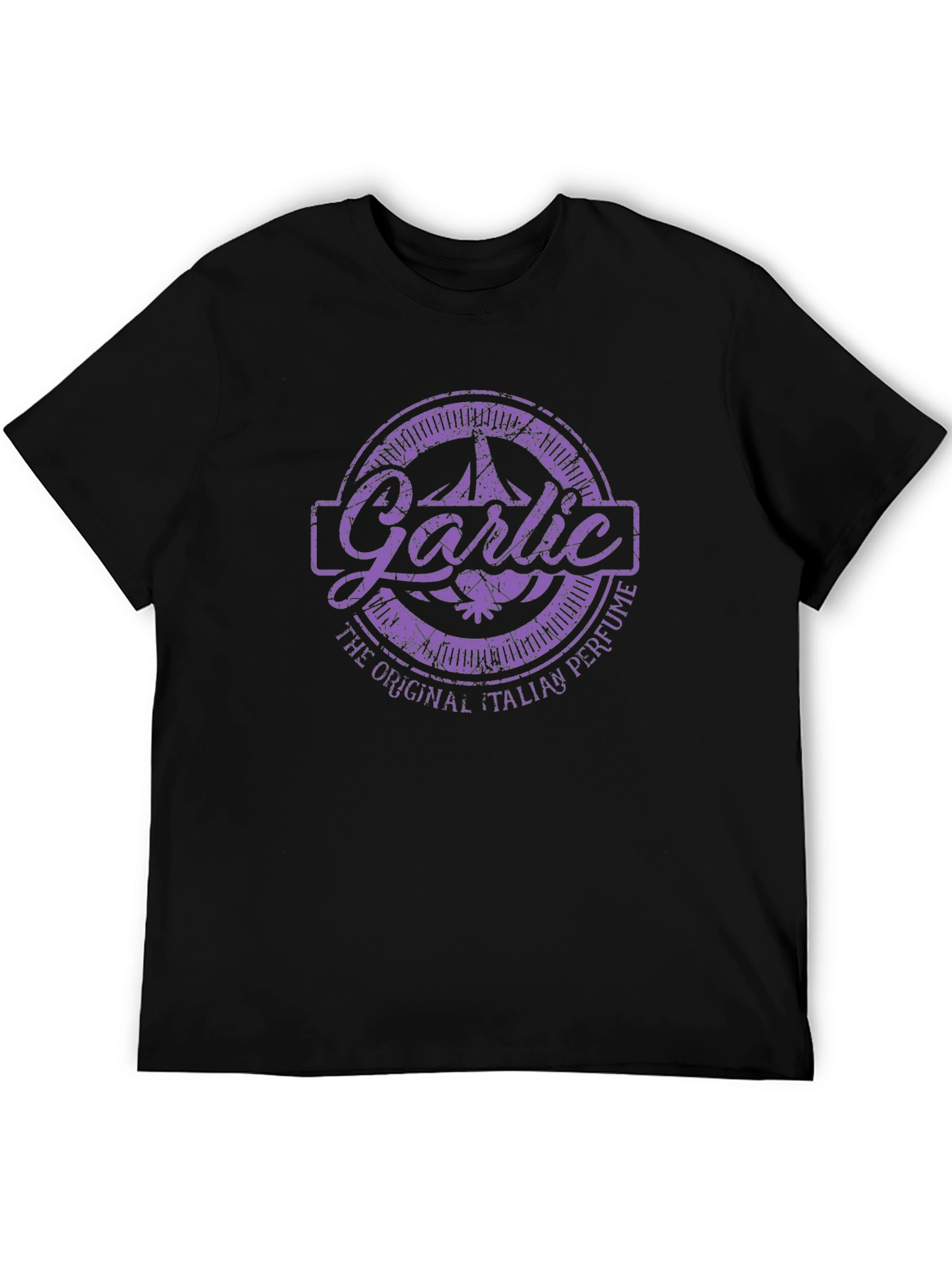 Garlic Perfume Graphic Tee - Novelty T-Shirt