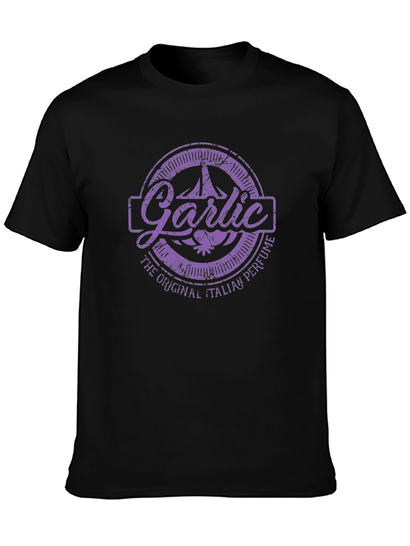 Garlic Perfume Graphic Tee - Novelty T-Shirt