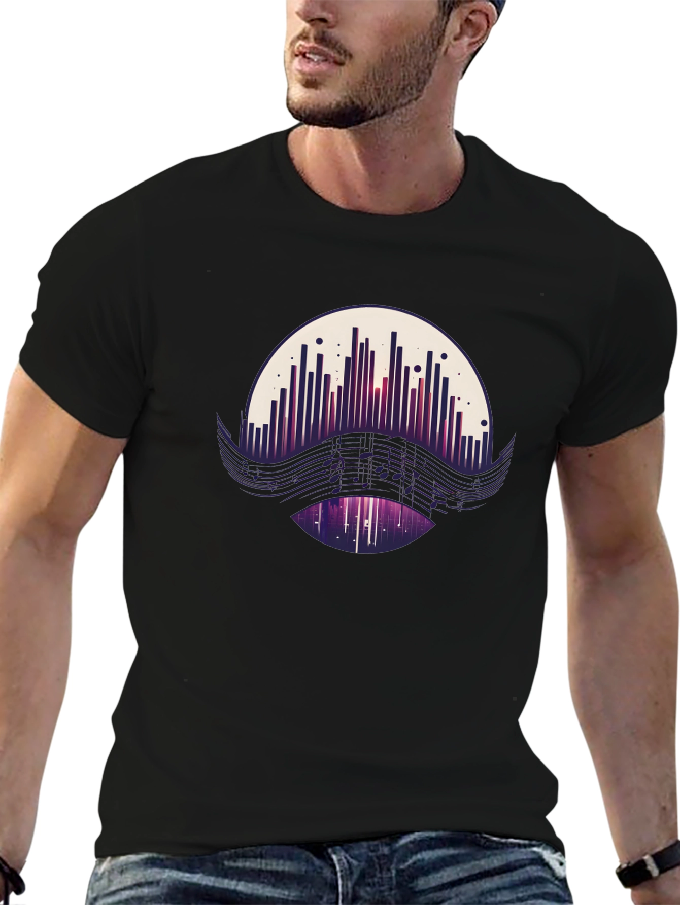 Abstract Music City T-Shirt