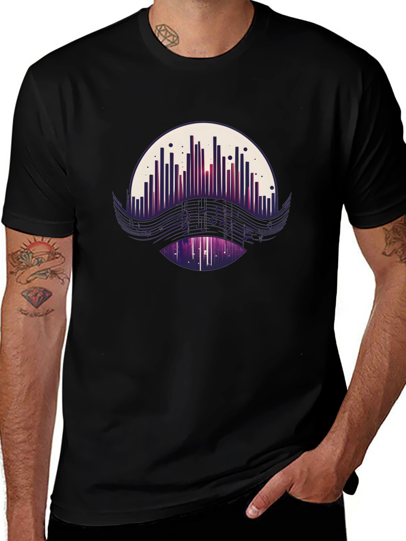 Abstract Music City T-Shirt