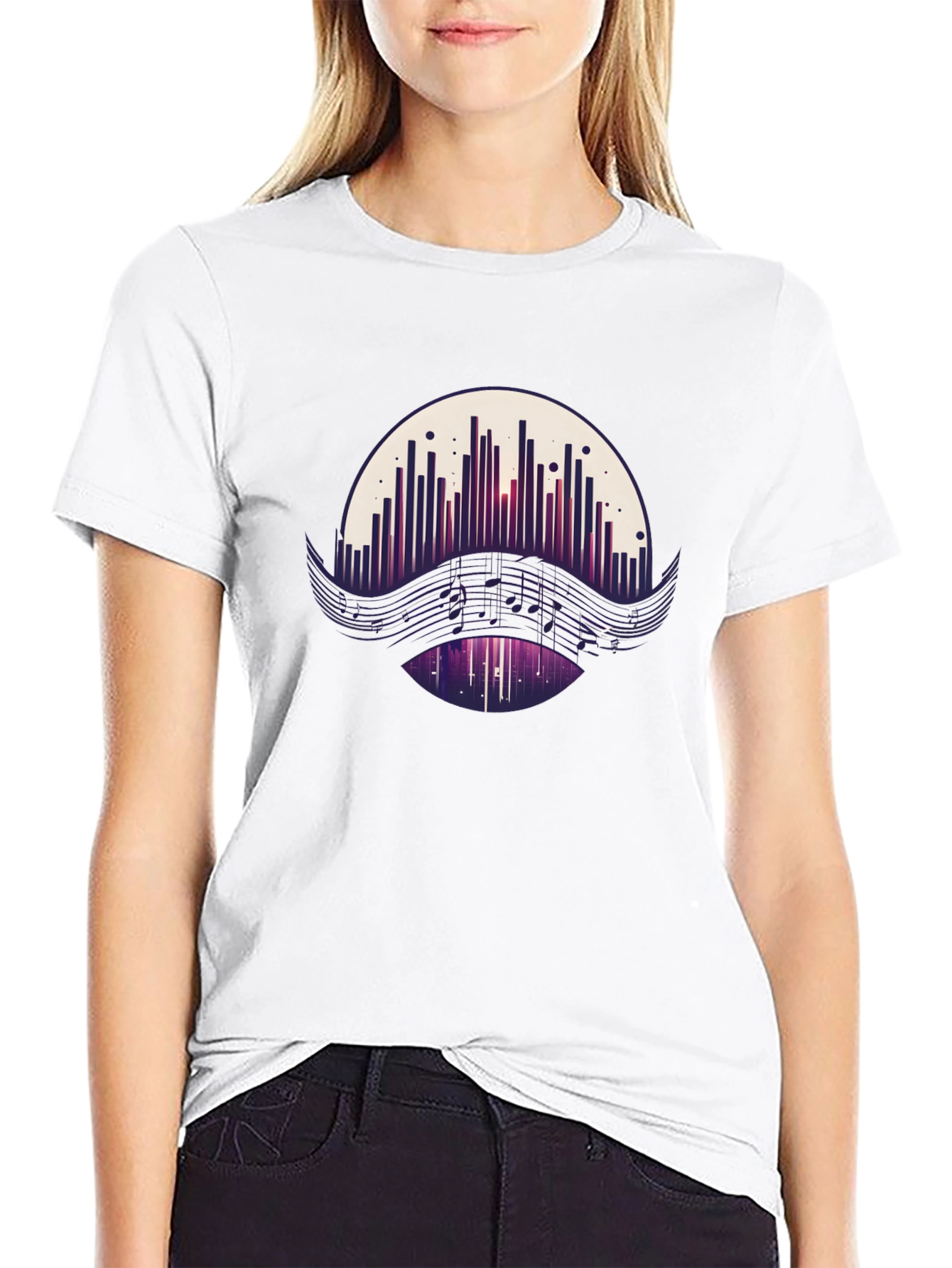Abstract Music City T-Shirt
