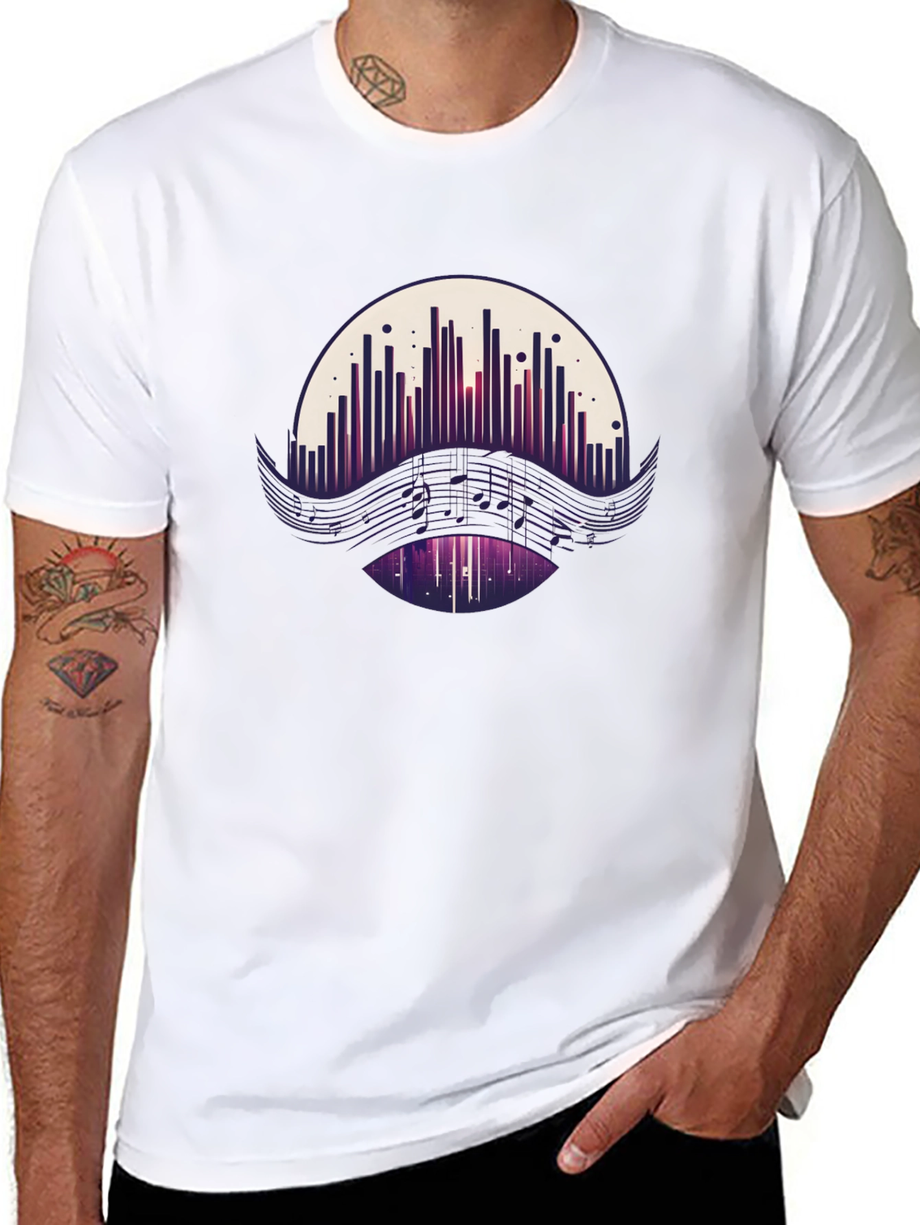 Abstract Music City T-Shirt