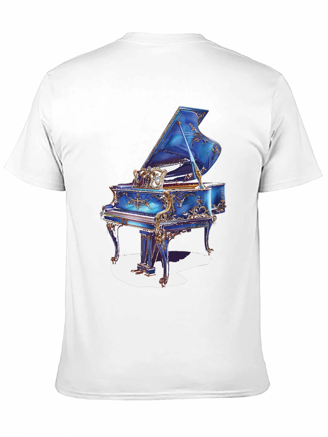 Grand Piano Graphic Tee - Musician Style