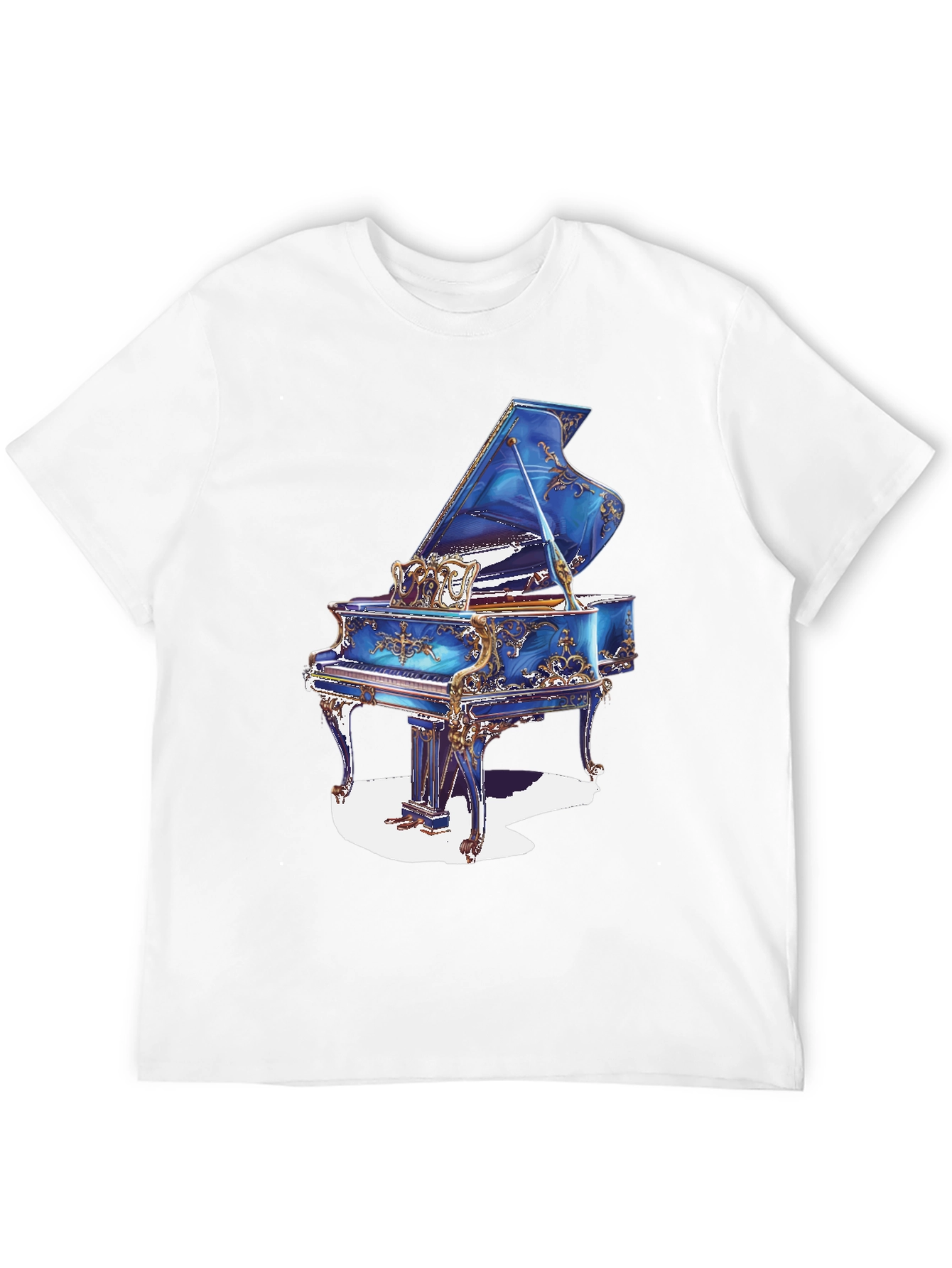 Grand Piano Graphic Tee - Musician Style