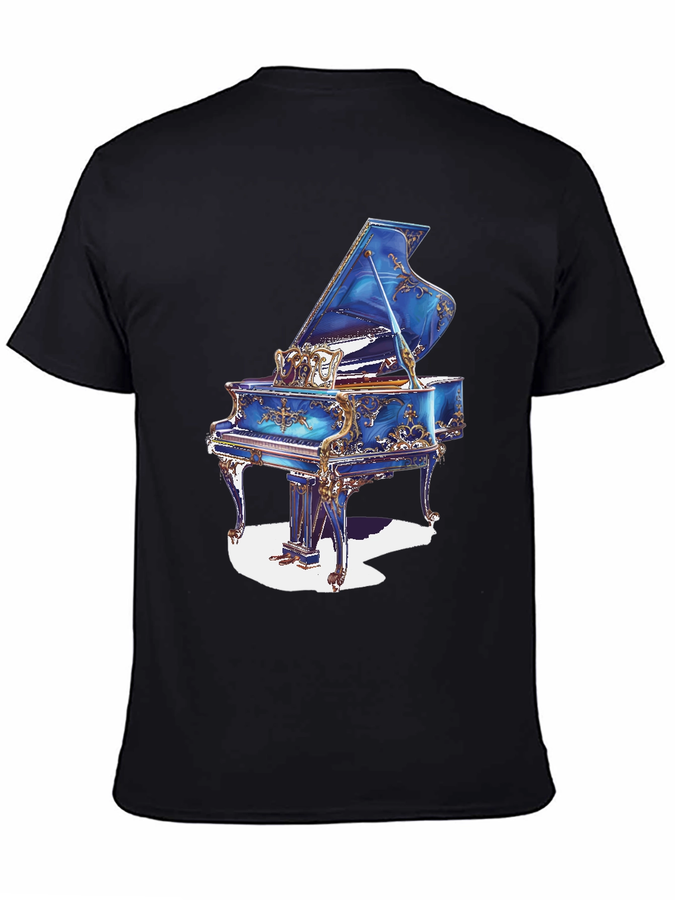 Grand Piano Graphic Tee - Musician Style