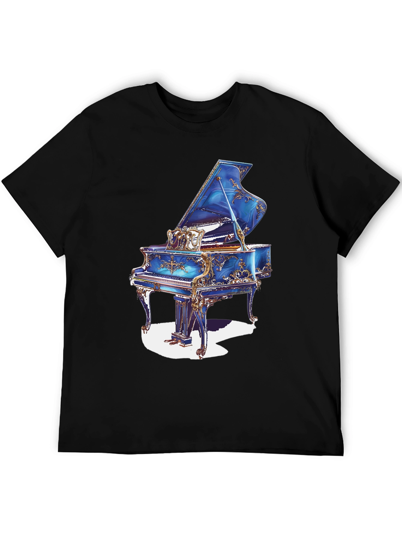 Grand Piano Graphic Tee - Musician Style