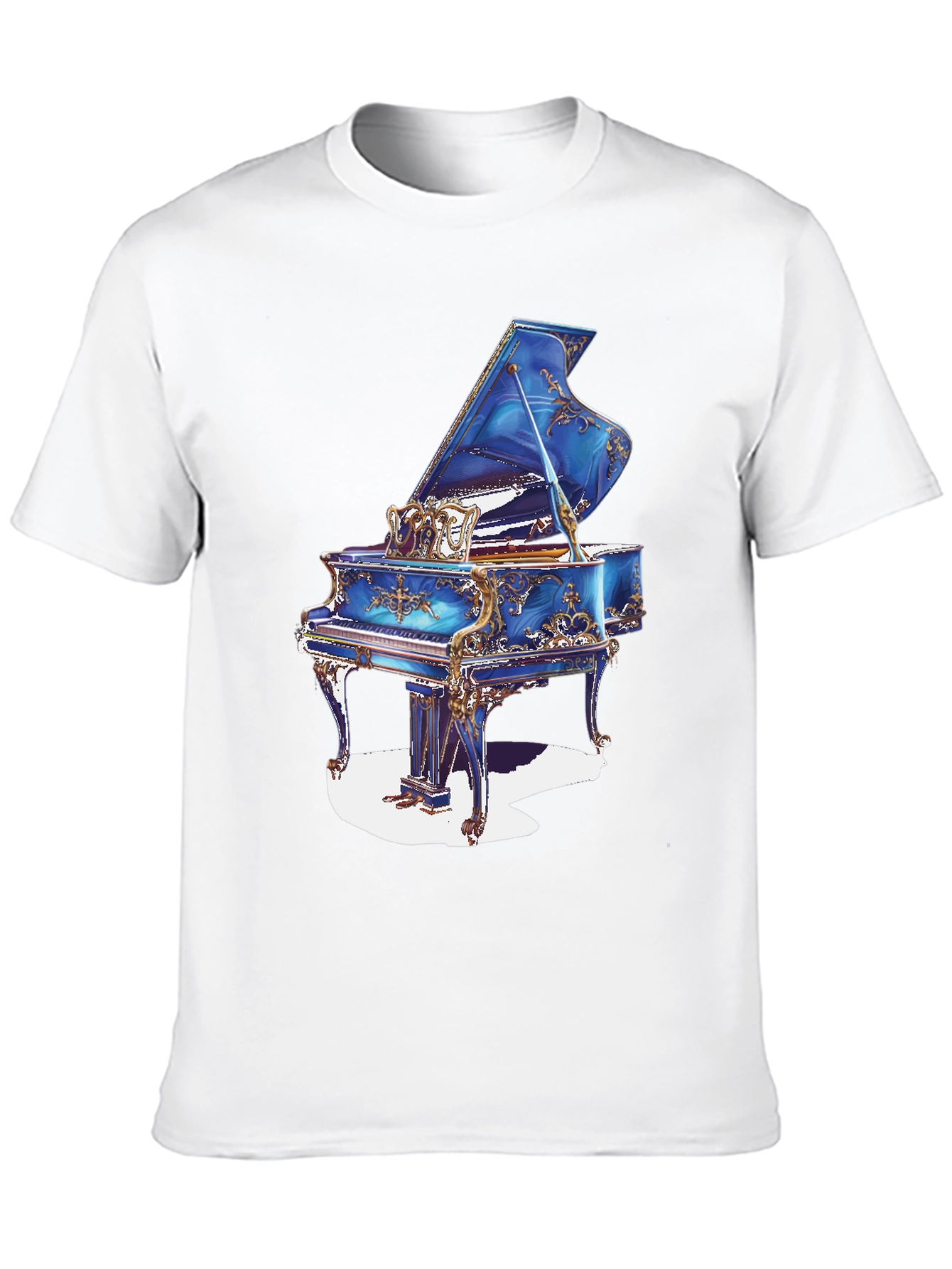 Grand Piano Graphic Tee - Musician Style