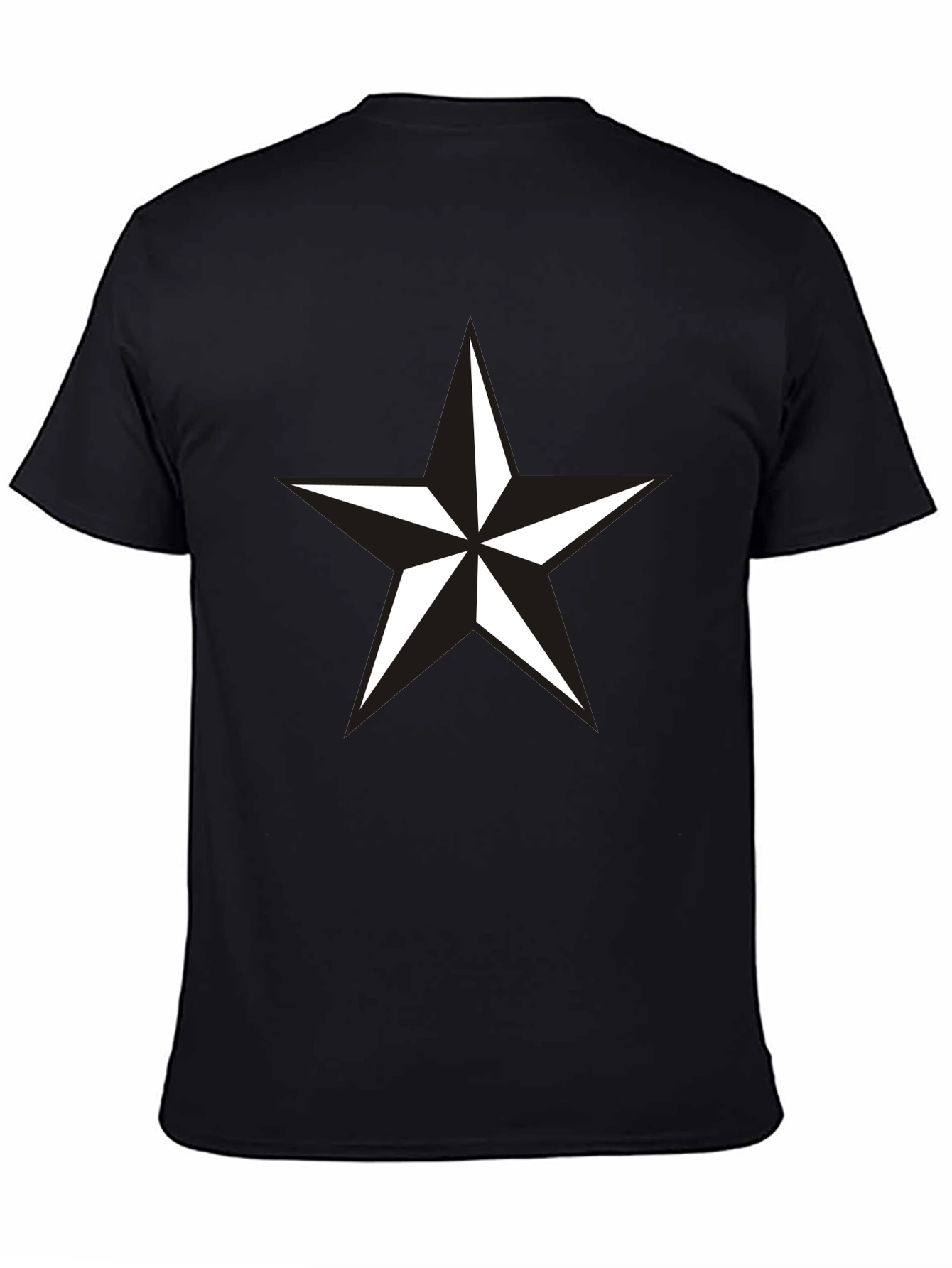 Black Star Graphic Mens T-Shirt