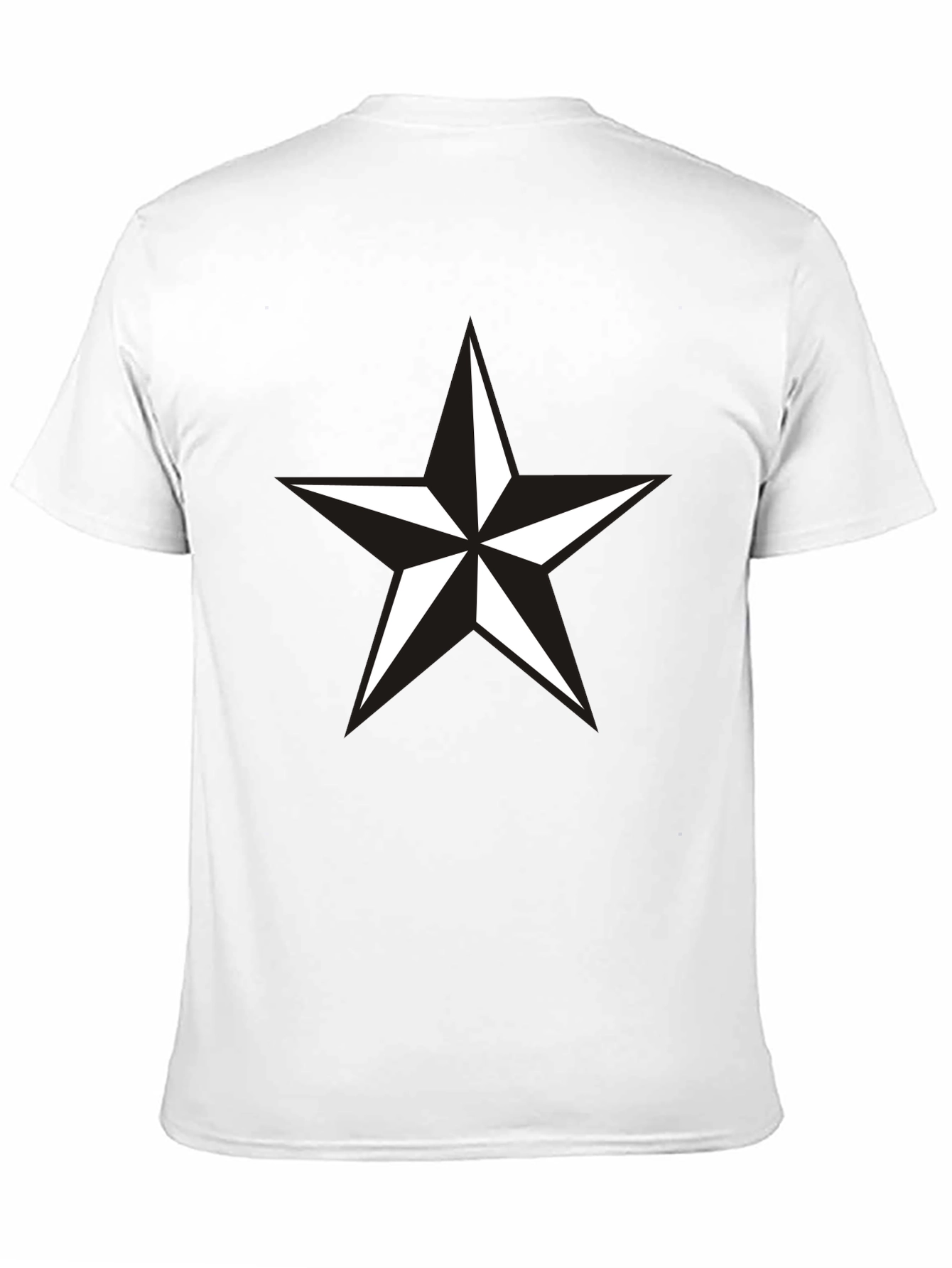 Black Star Graphic Mens T-Shirt