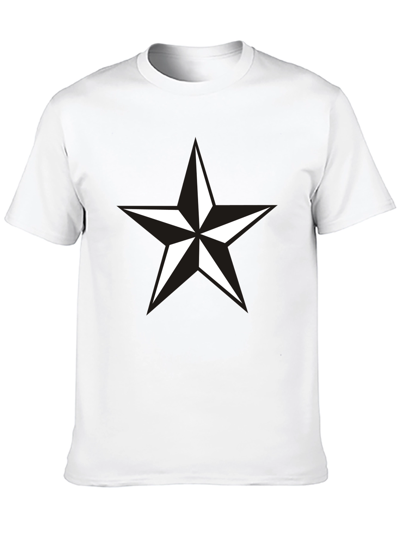 Black Star Graphic Mens T-Shirt