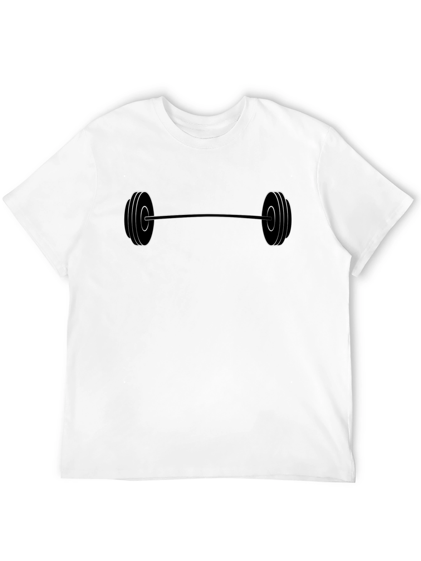 Workout Ready Barbell Graphic Tee - Black
