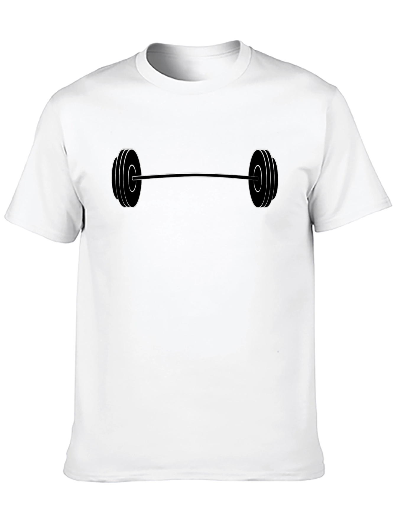 Workout Ready Barbell Graphic Tee - Black