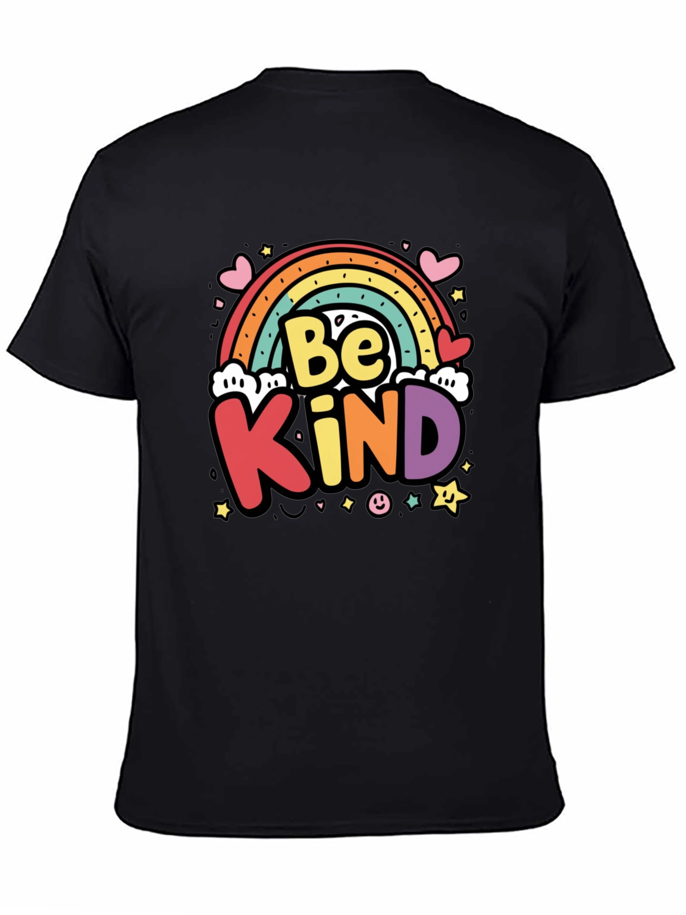 Be Kind Rainbow Graphic Tee - Unisex