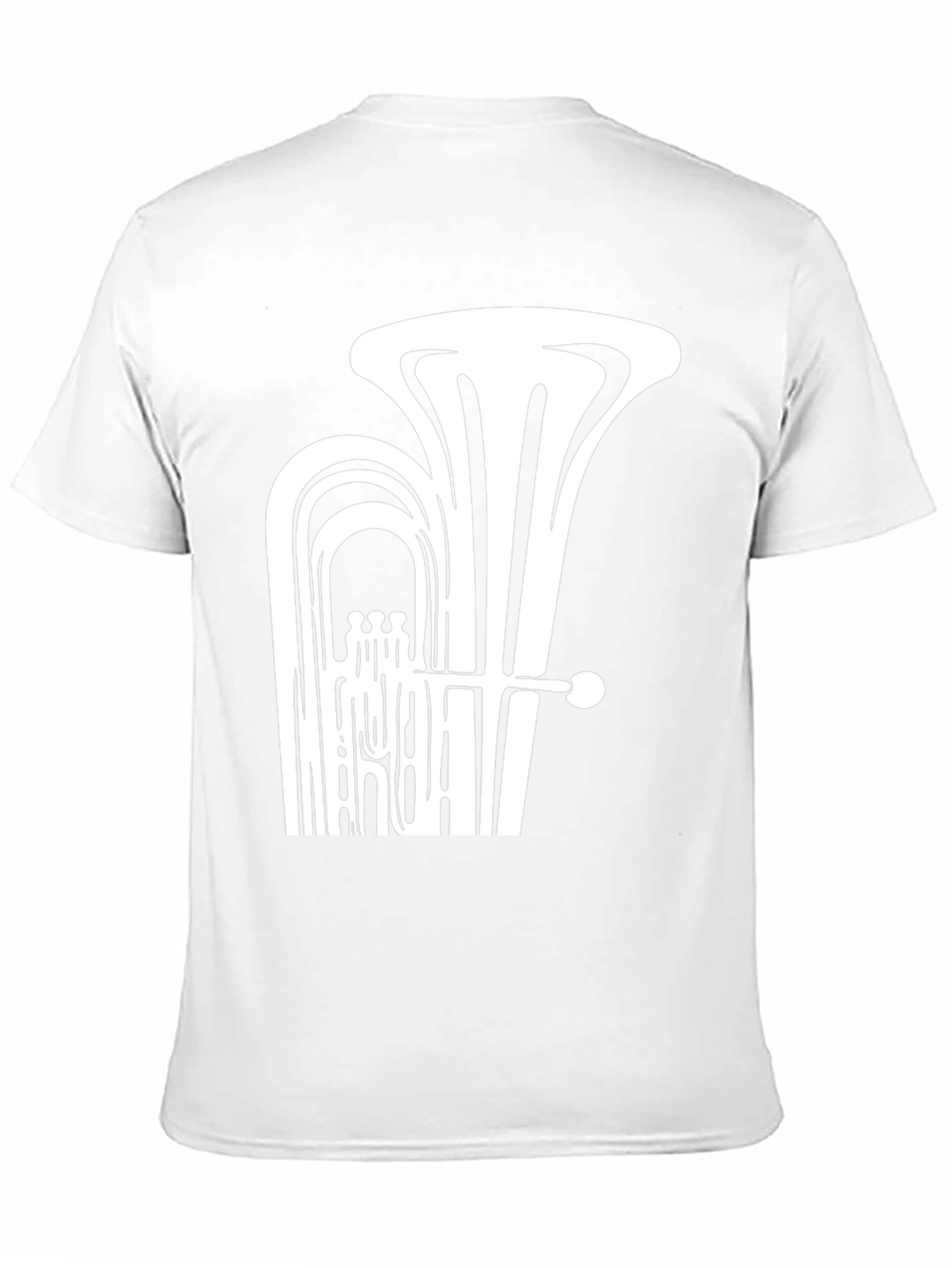 Tuba Graphic T-Shirt - Black Music Lover Tee