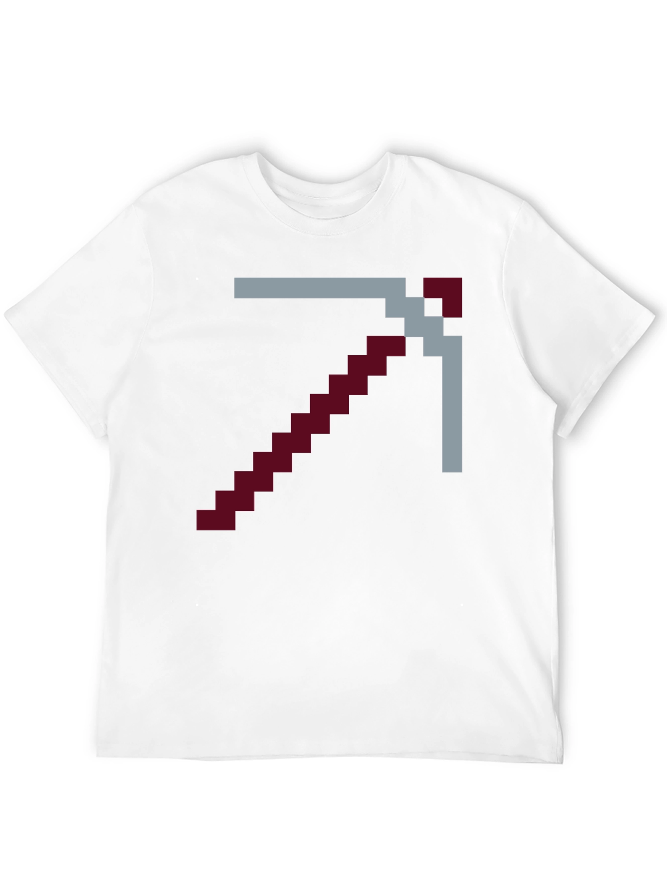 Pixel Pickaxe T-Shirt - Gaming Apparel