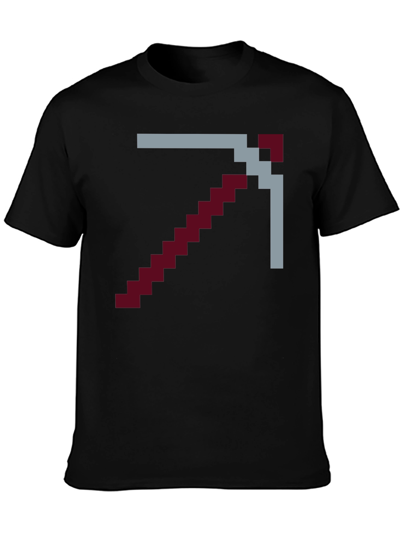 Pixel Pickaxe T-Shirt - Gaming Apparel