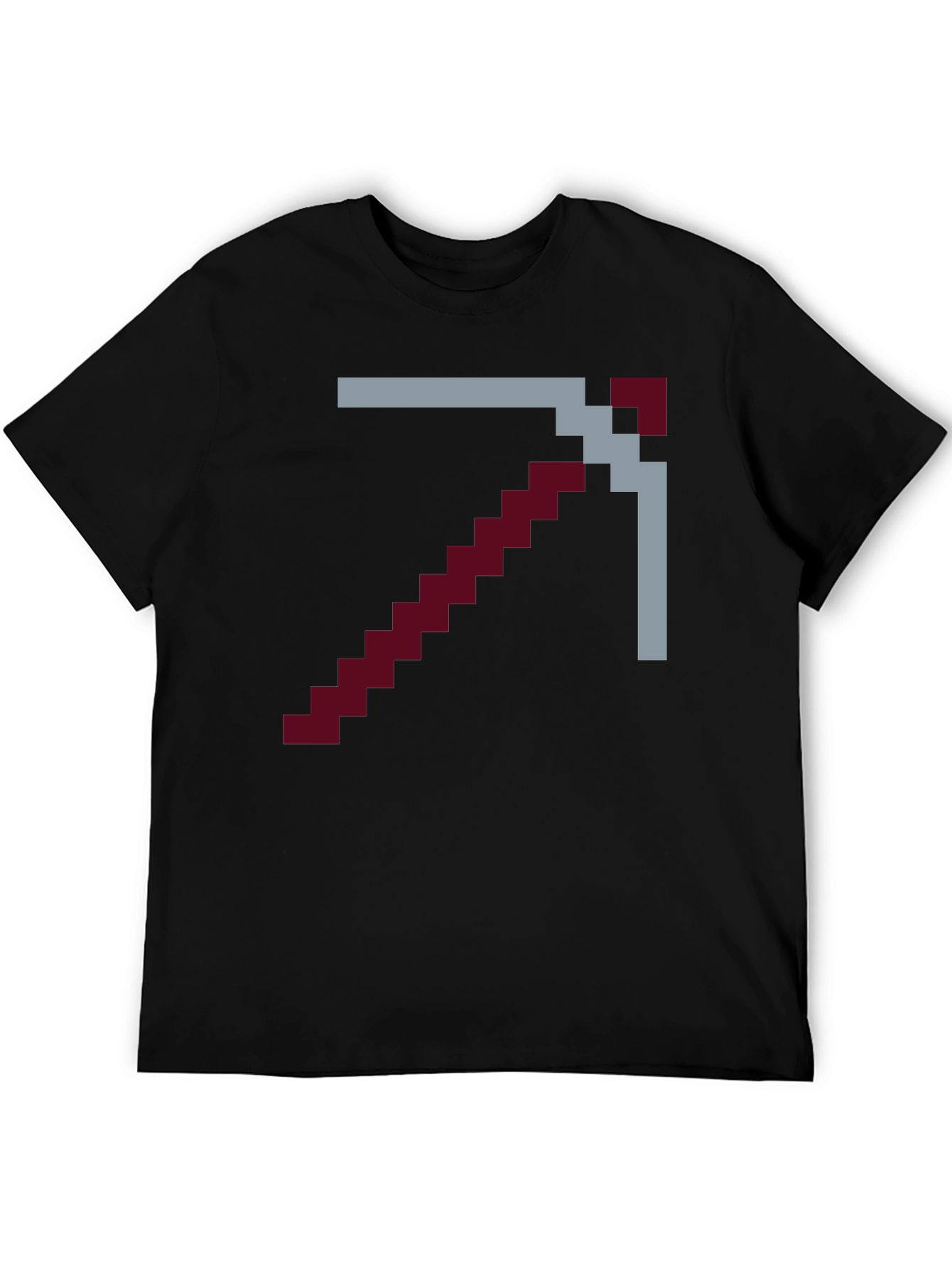 Pixel Pickaxe T-Shirt - Gaming Apparel