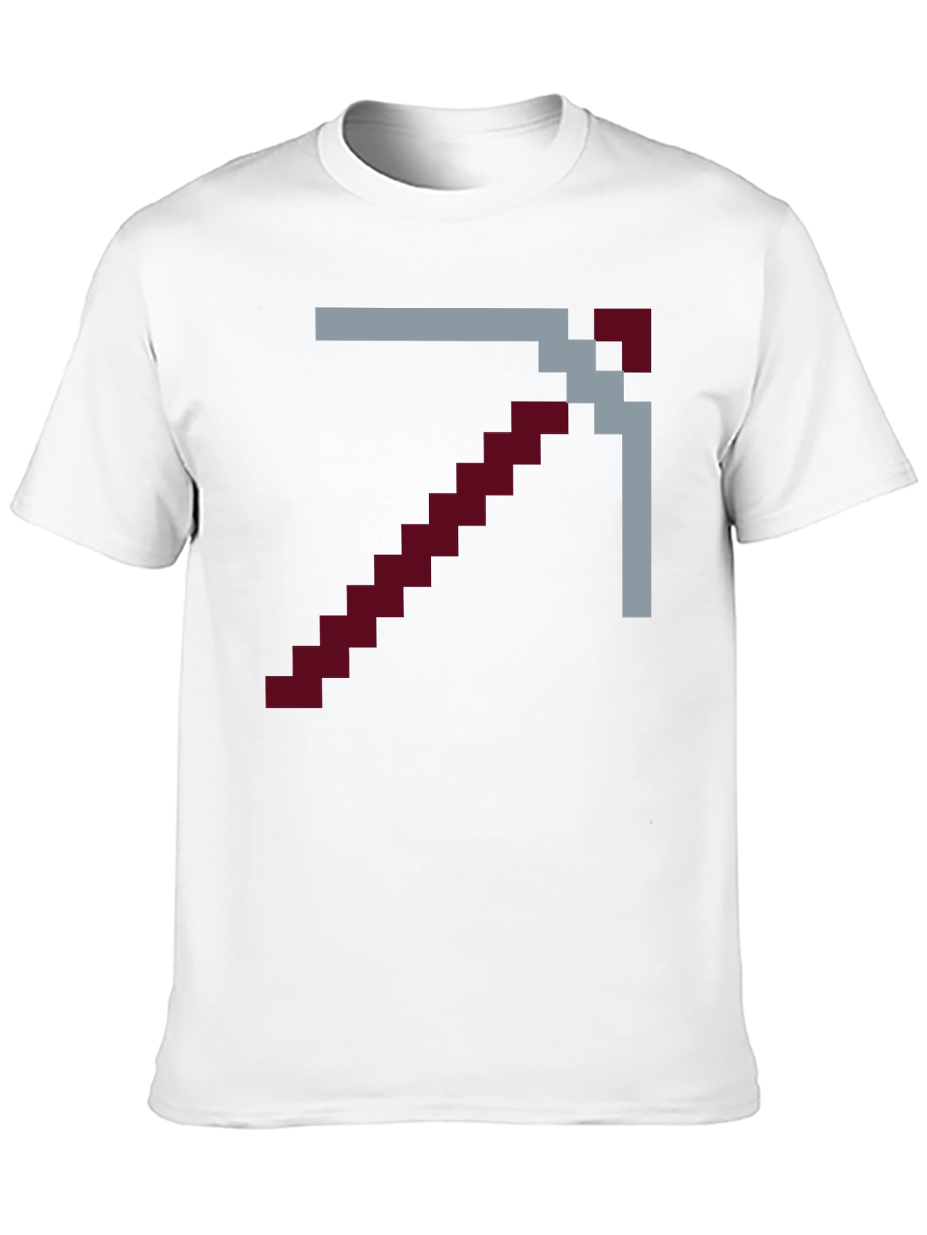 Pixel Pickaxe T-Shirt - Gaming Apparel