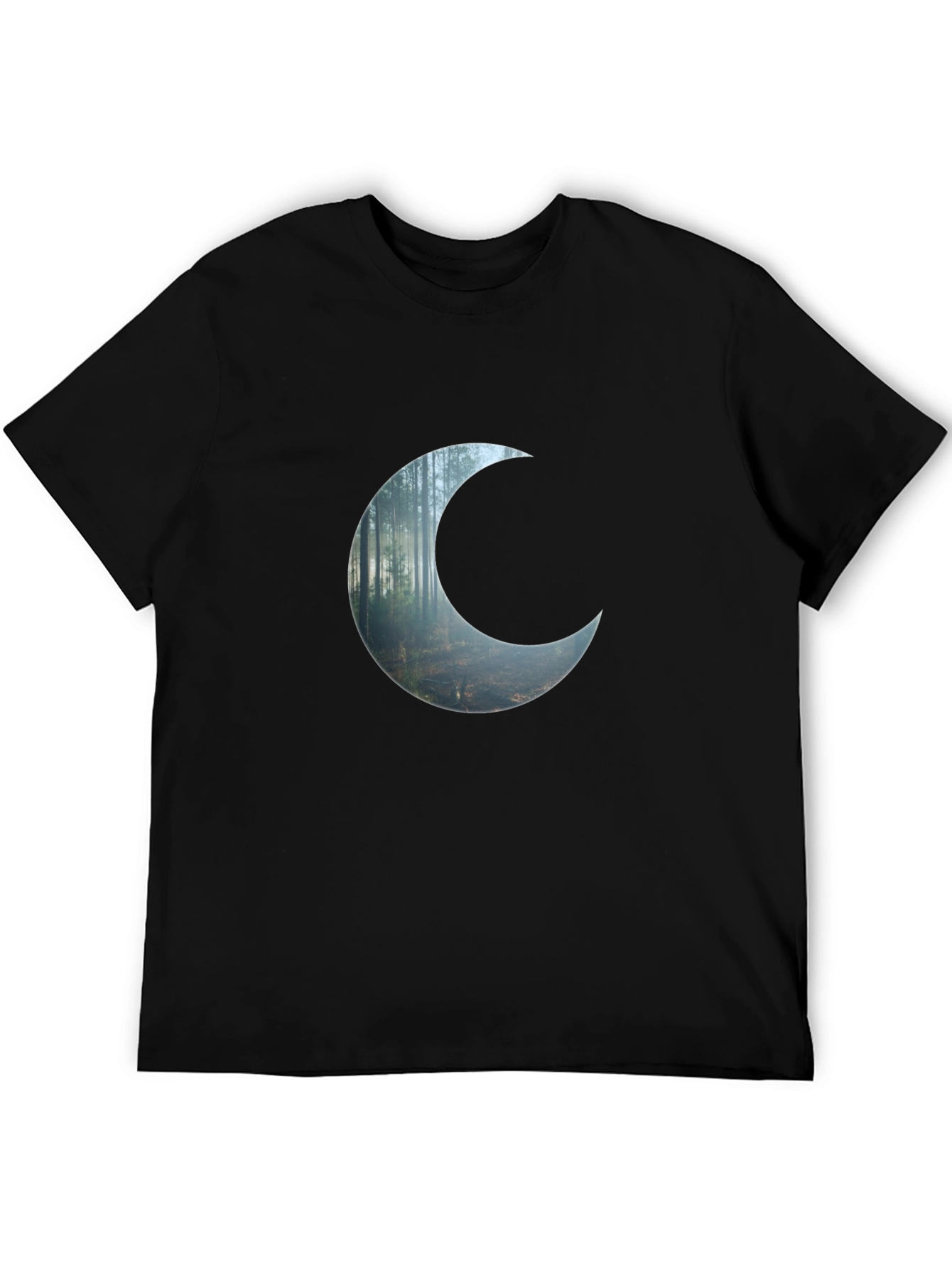 Crescent Forest Black T-Shirt
