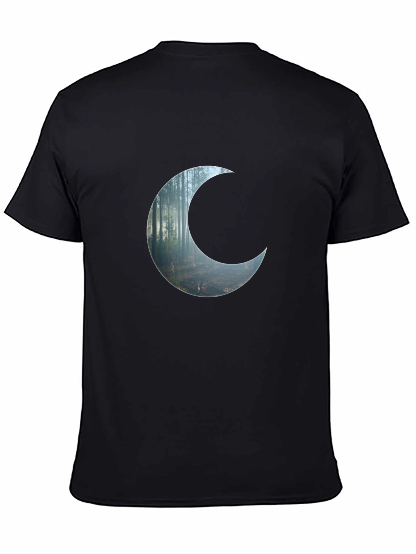 Crescent Forest Black T-Shirt