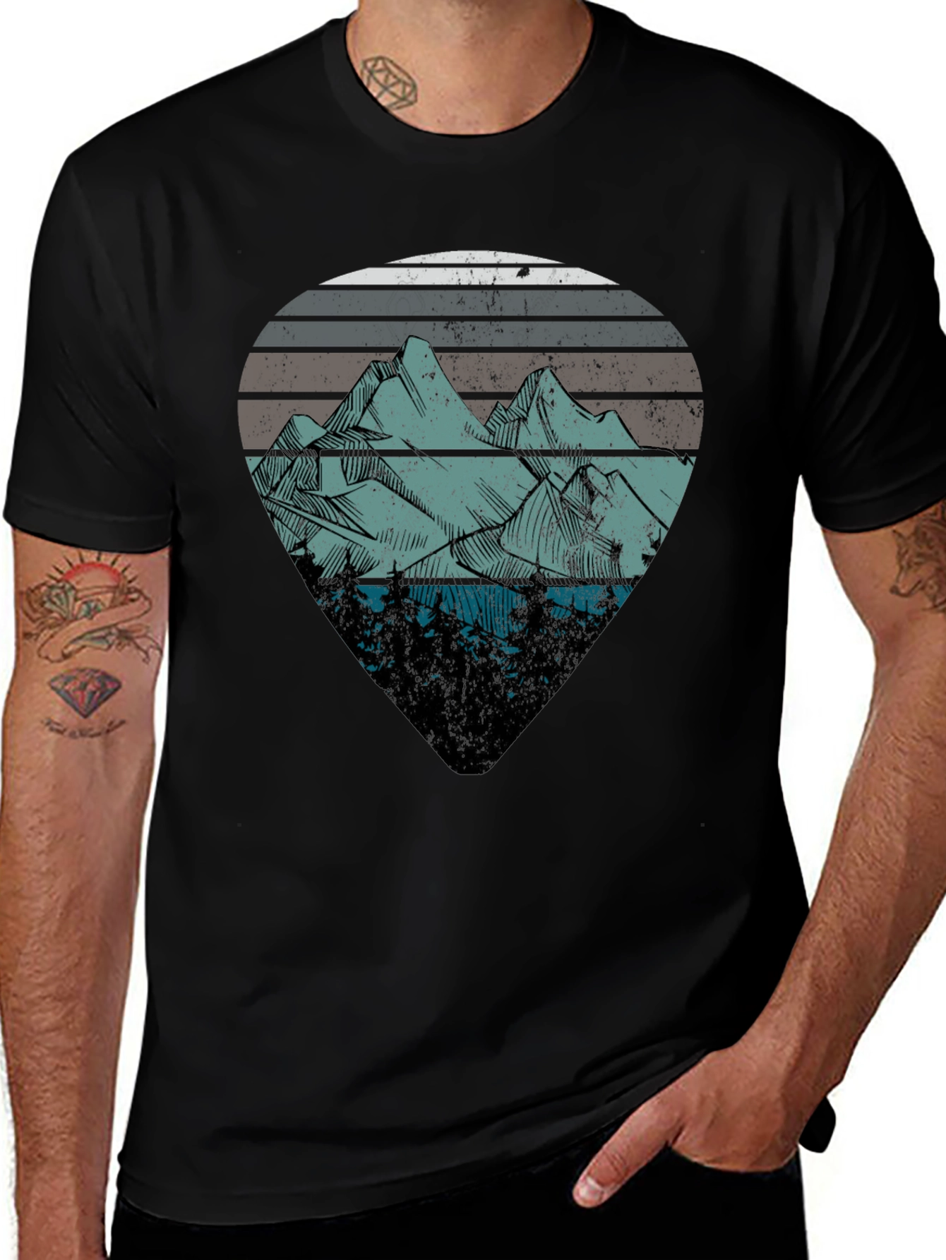 Mountain & Trees Graphic Tee