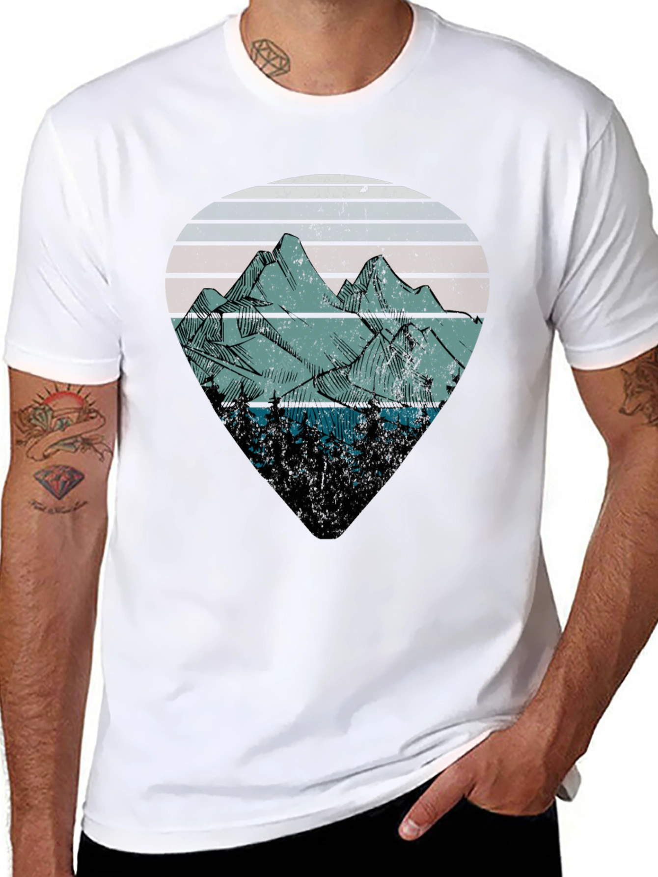 Mountain & Trees Graphic Tee