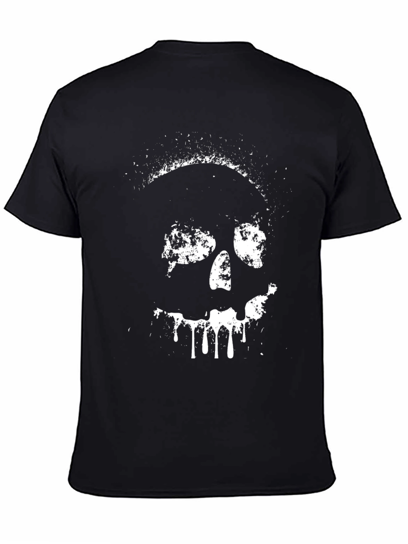 Skull Graphic Black T-Shirt - Edgy Style