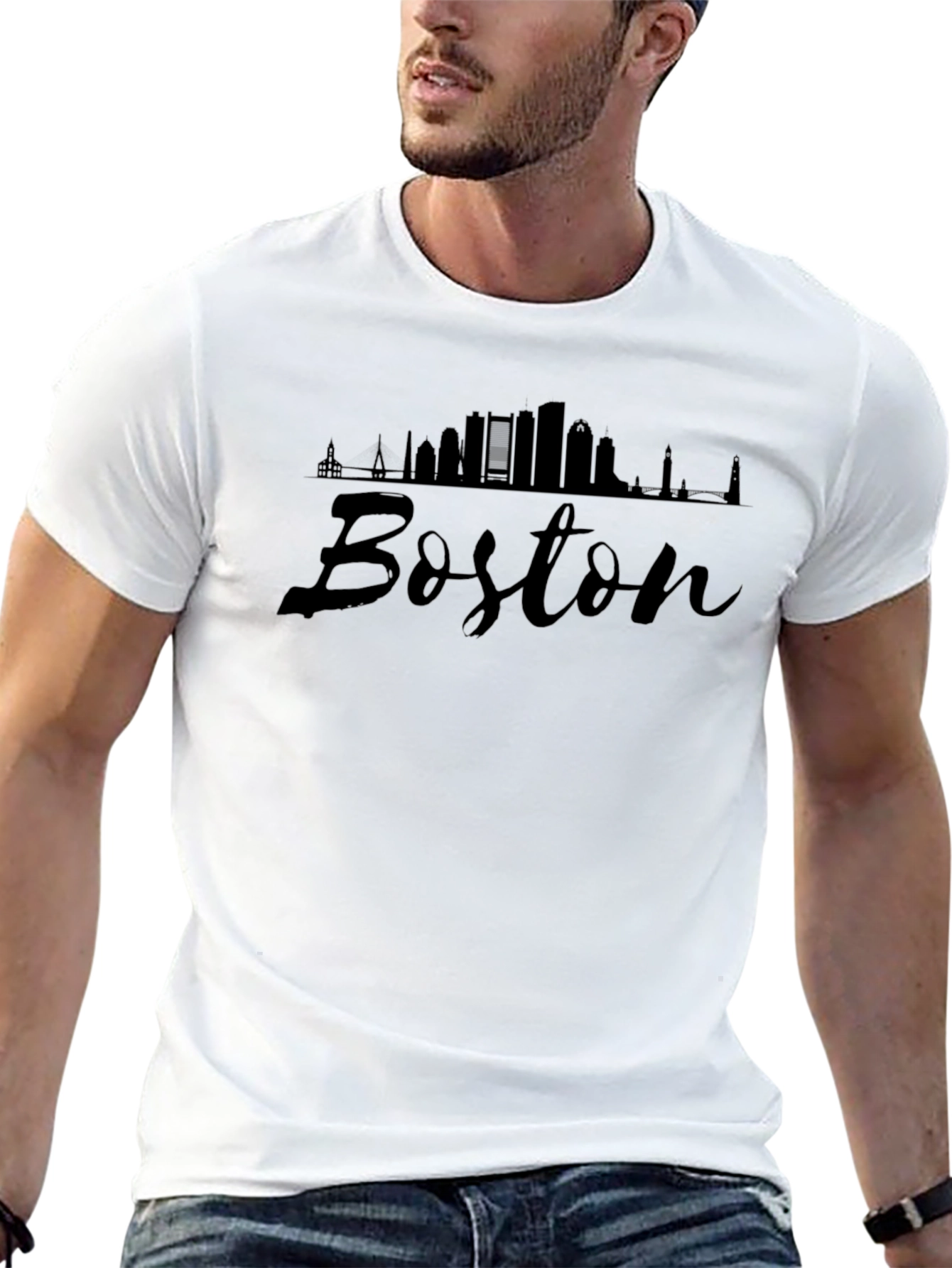 Boston Skyline T-Shirt - City Pride Tee